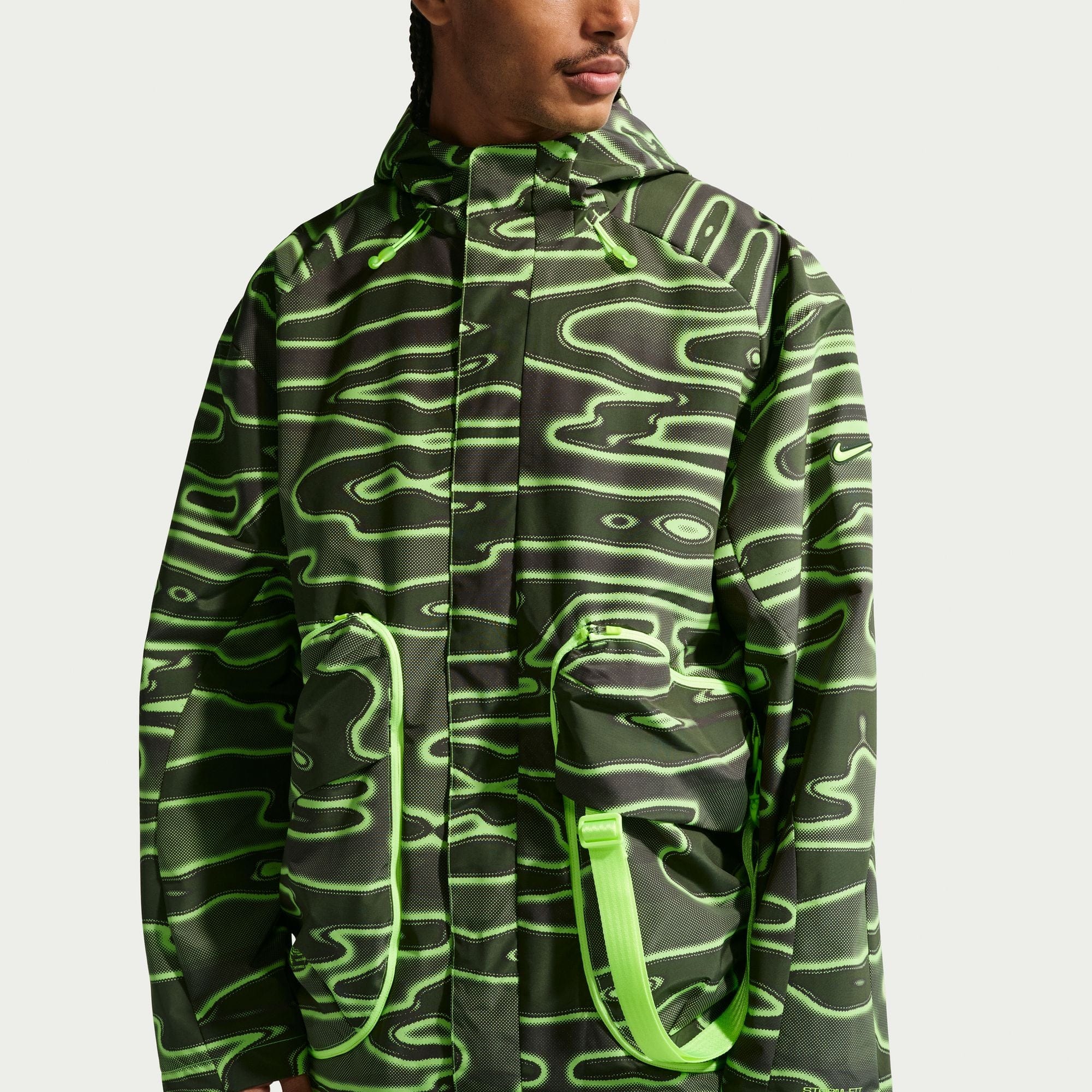 Nike Storm - FIT Hooded Jacket Project F.R.O.G. Volt Ice
