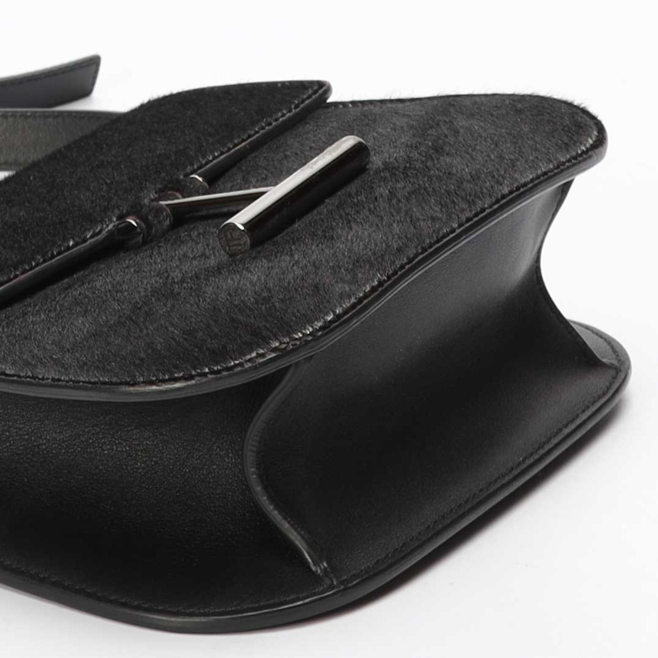 TOM FORD Black Suede Tara Crossbody Bag