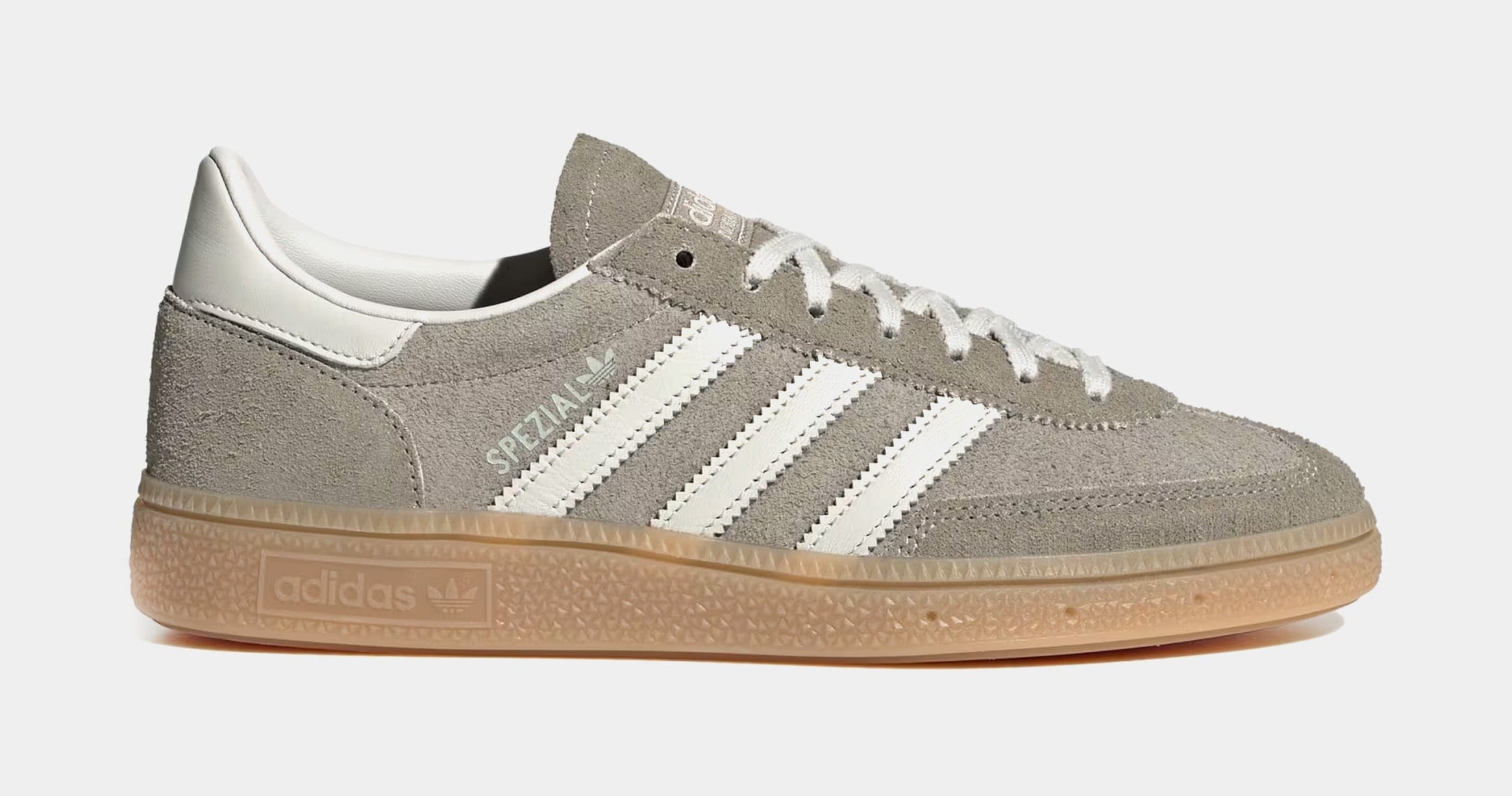 adidas Handball Spezial Womens Lifestyle Shoes (Silver Pebble/Orbit Grey/Gum)