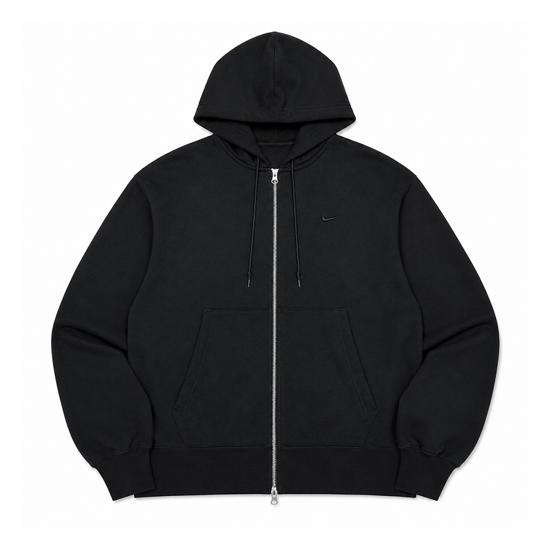 Nike NRG NBHD 560 FULL - ZIP HOODIE BLACK