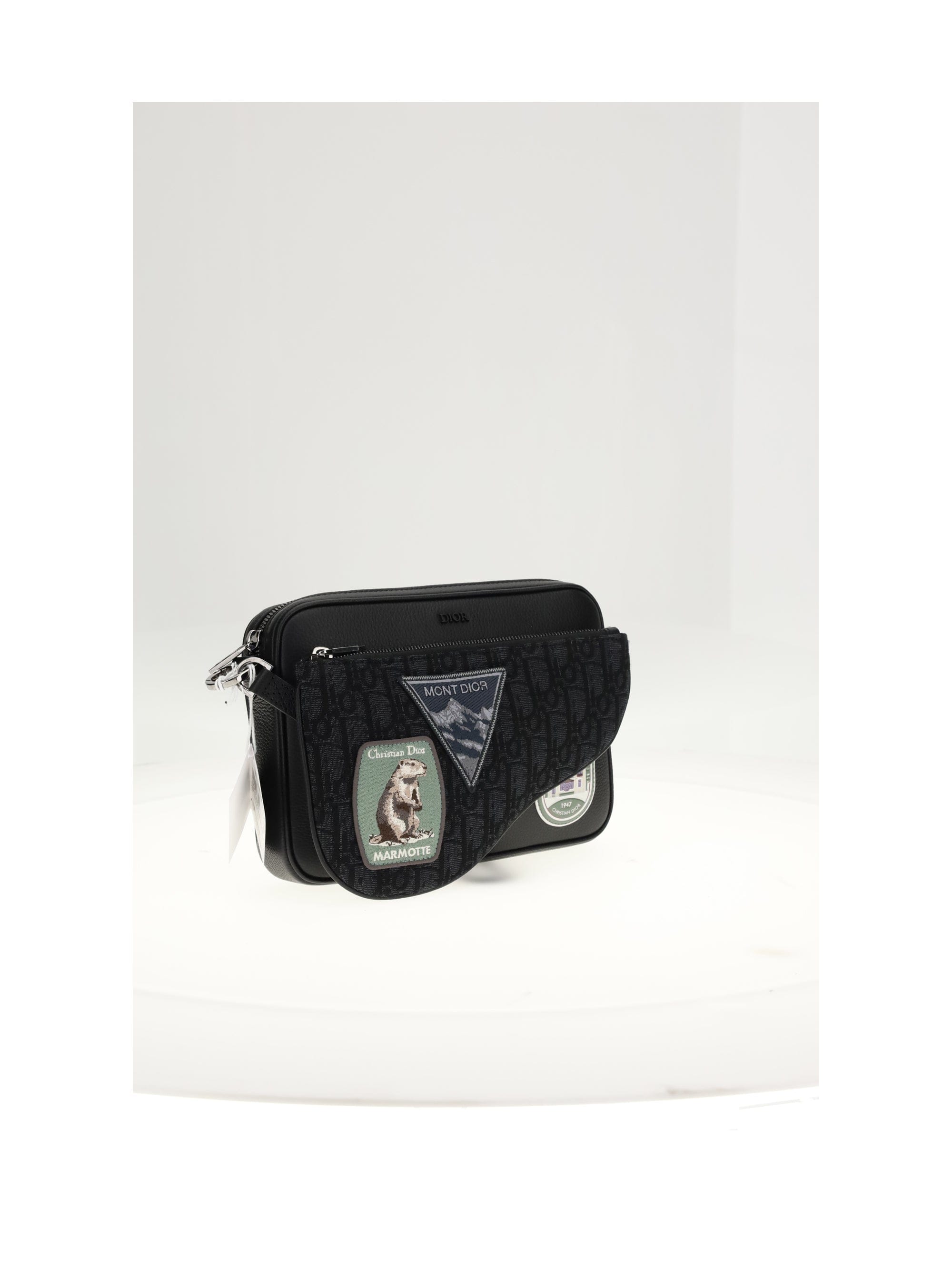 Dior Homme Men Triple Pouch With Patch