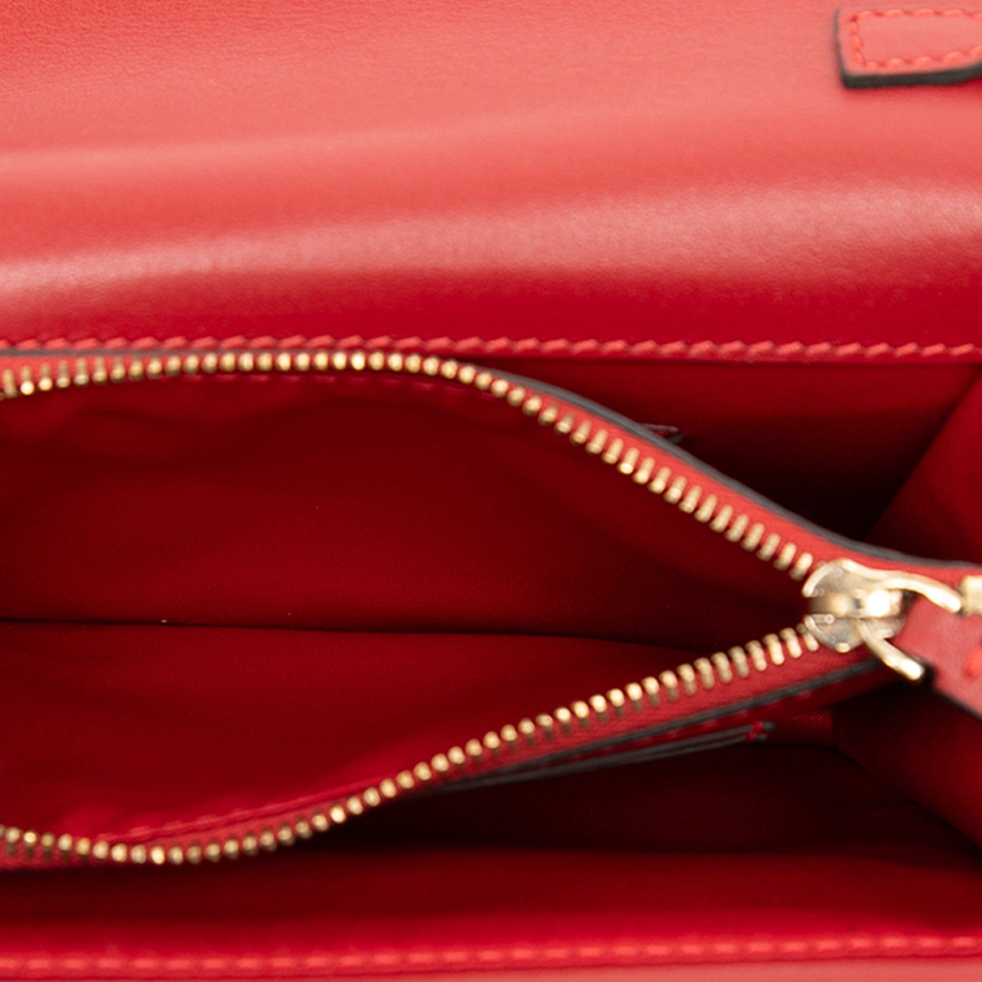 Valentino Leather Rockstud Chain Pouch