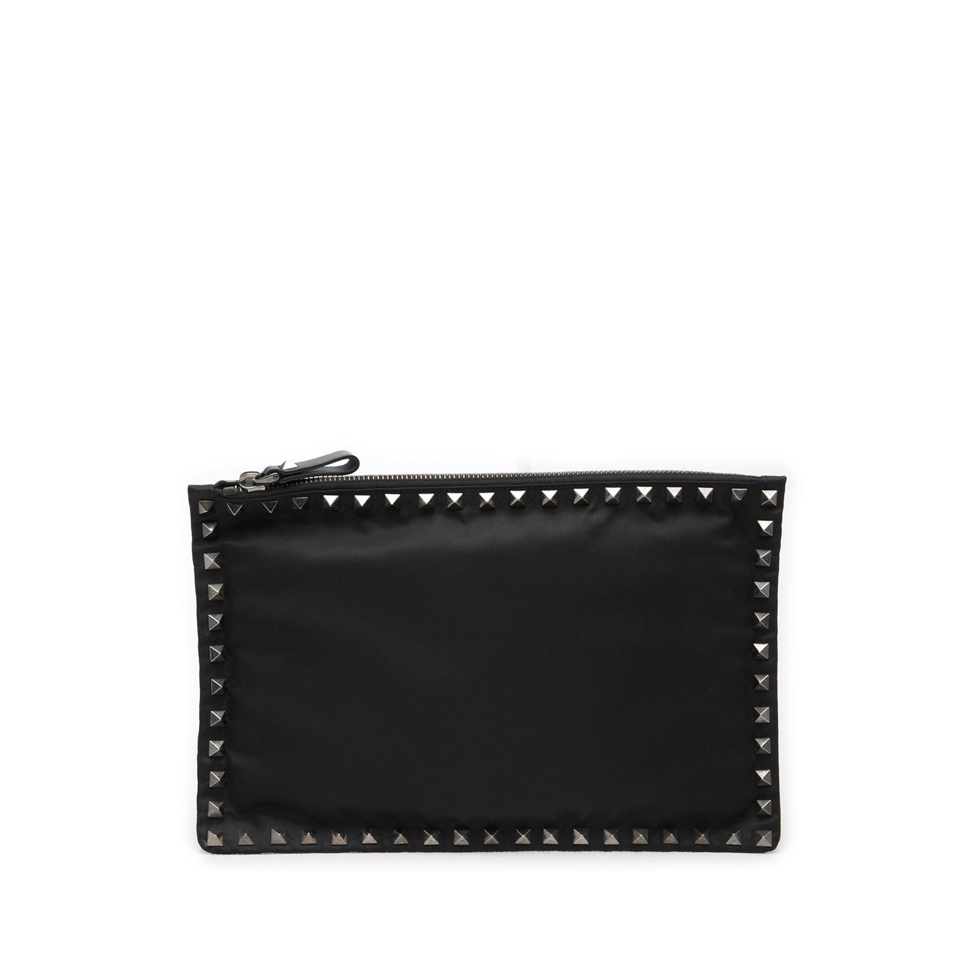 Valentino Nylon Rockstud Zip Pouch