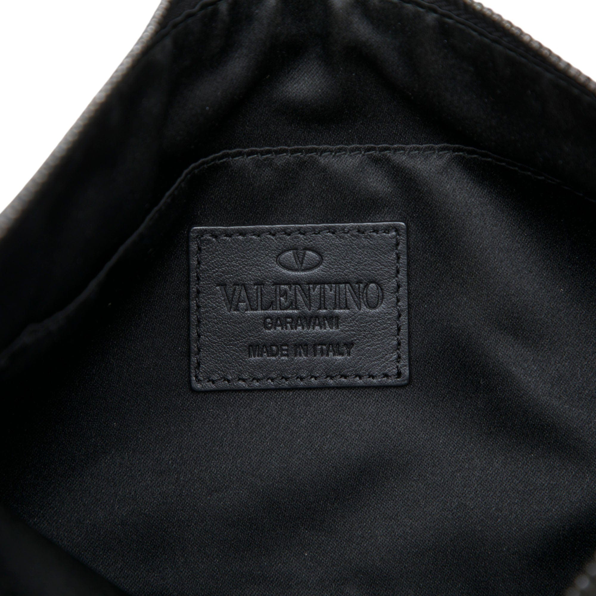 Valentino Nylon Rockstud Zip Pouch