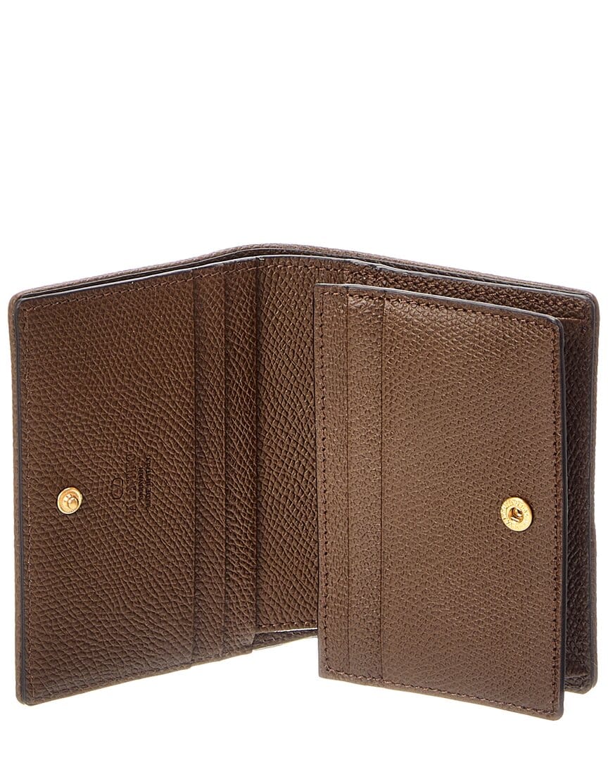 Valentino Vlogo Signature Denim Card Case