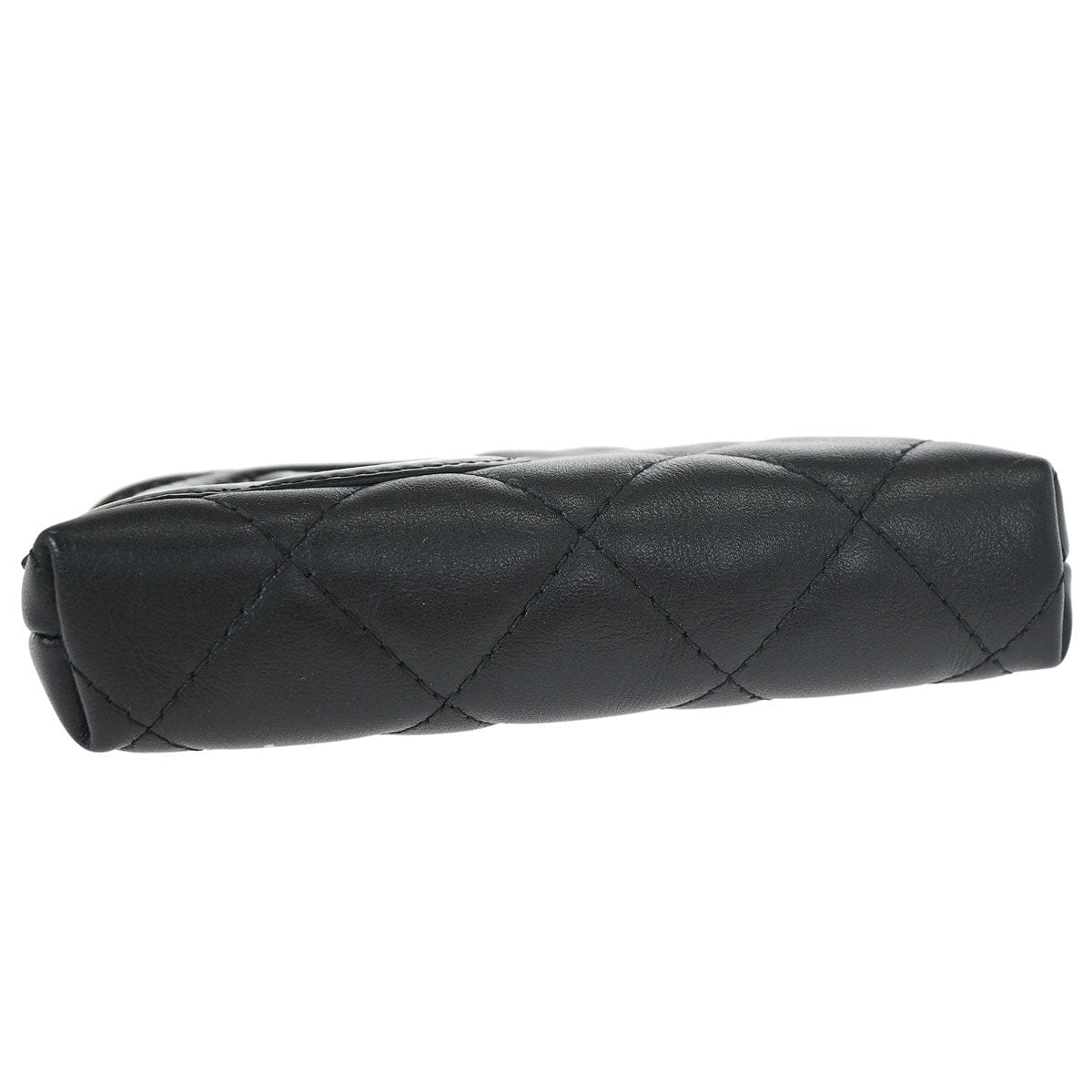 Chanel 2012 Black Calfskin Cambon Ligne Pouch Bag Charm