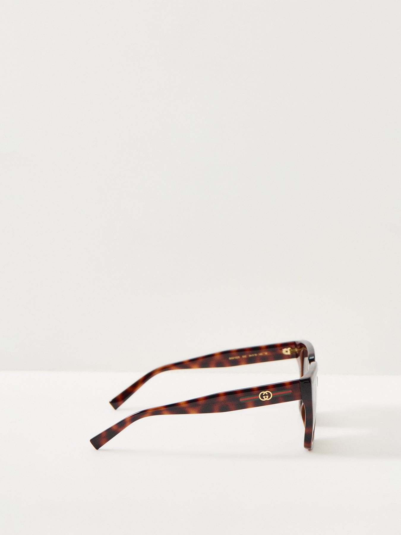 Gucci GG2102S Rectangle Sunglasses Havana
