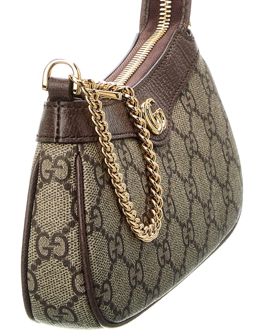 Gucci Ophidia Mini Gg Supreme Canvas & Leather Shoulder Bag