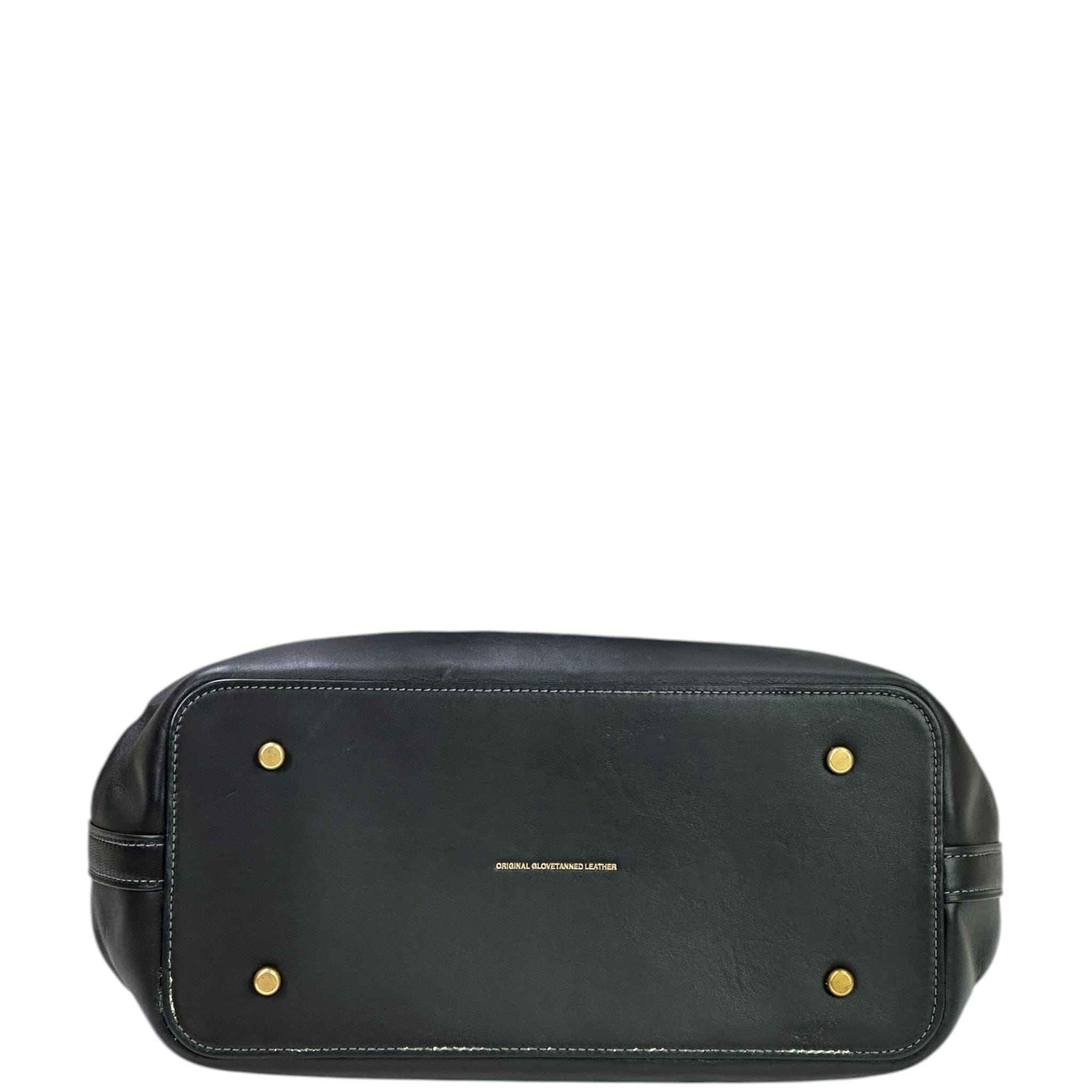 Coach Empire 26 Carryall Bag Medium Black Leather