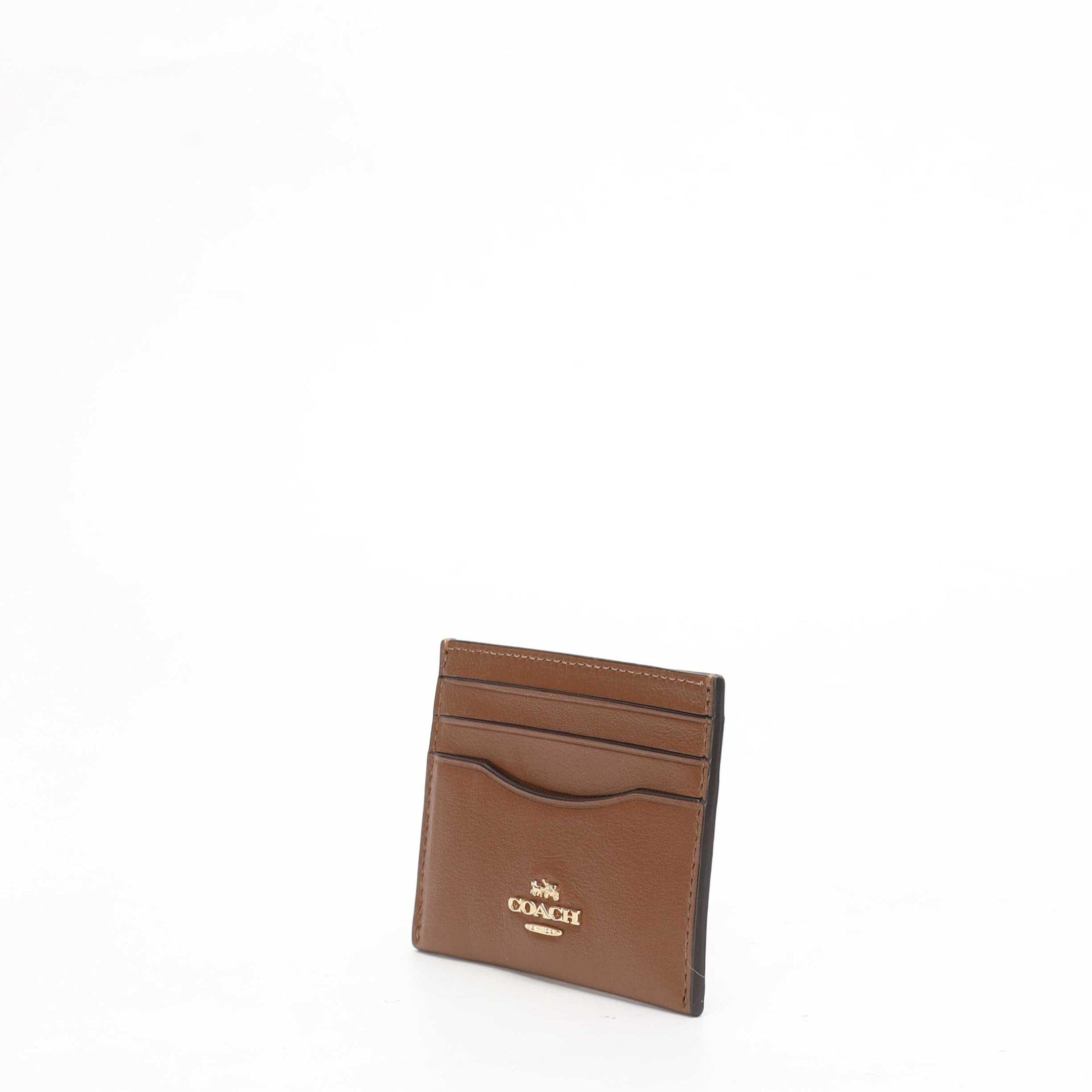 Coach Brown Slim Id Card Case