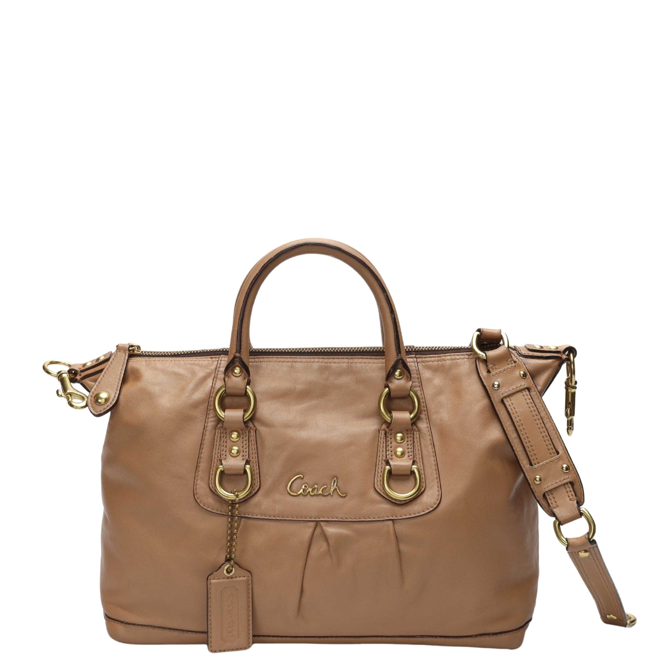 Coach Beige Madison Sabrina Satchel