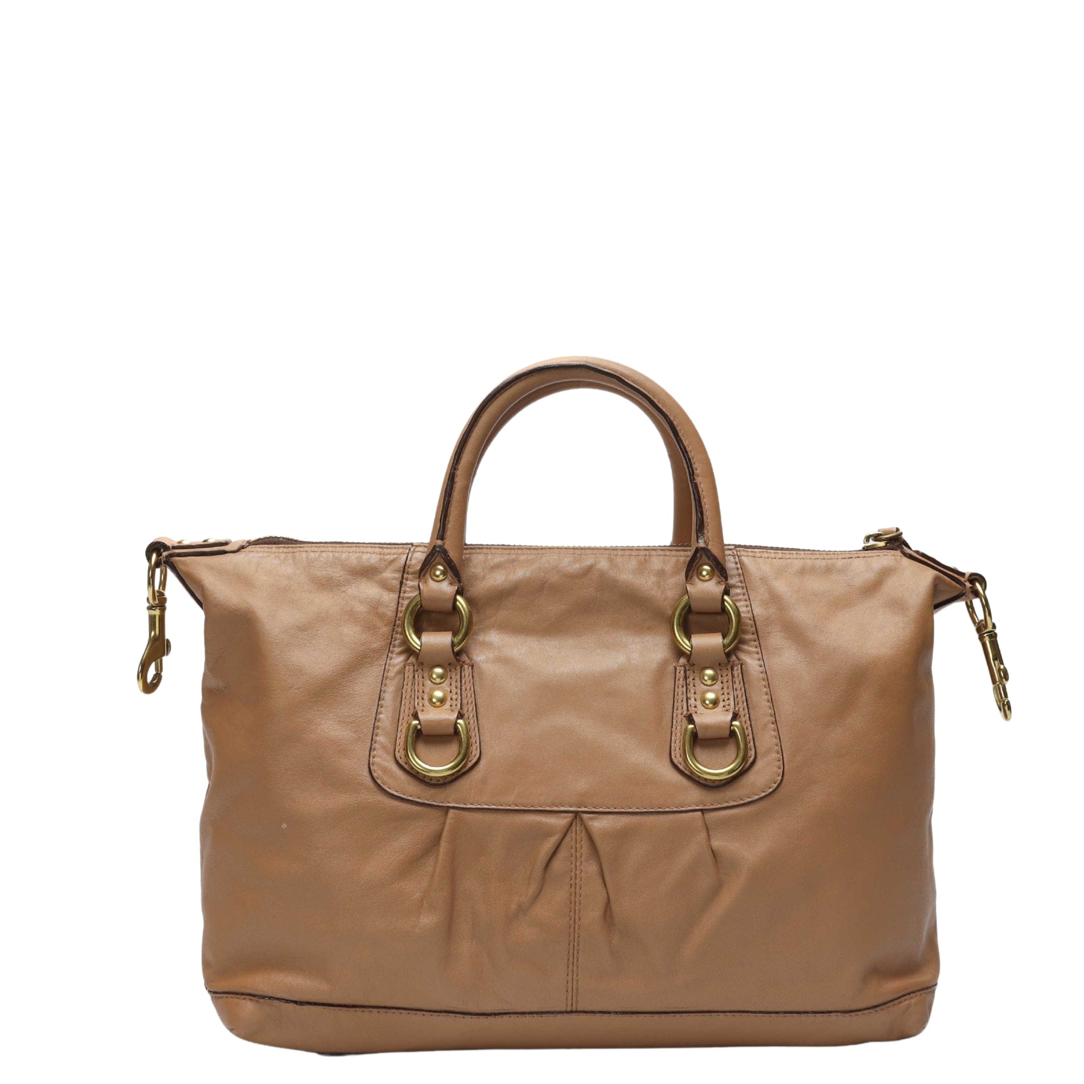 Coach Beige Madison Sabrina Satchel