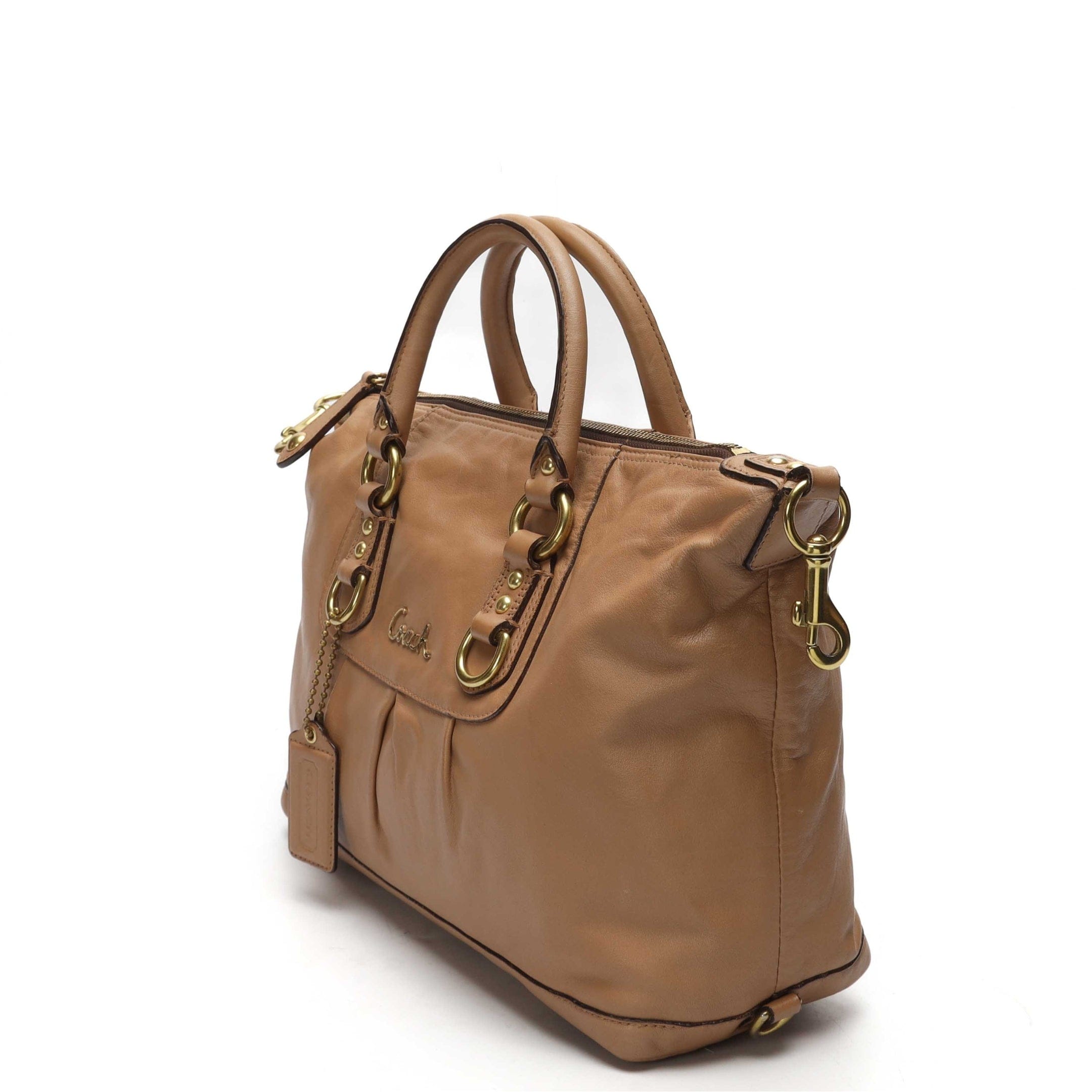Coach Beige Madison Sabrina Satchel