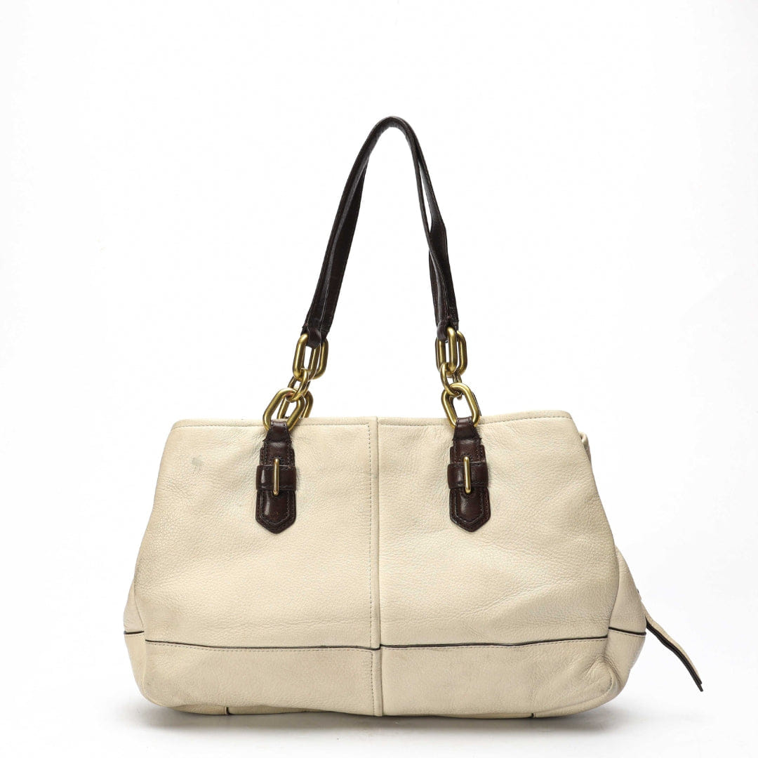 Coach White Jayden Carryall Satchel
