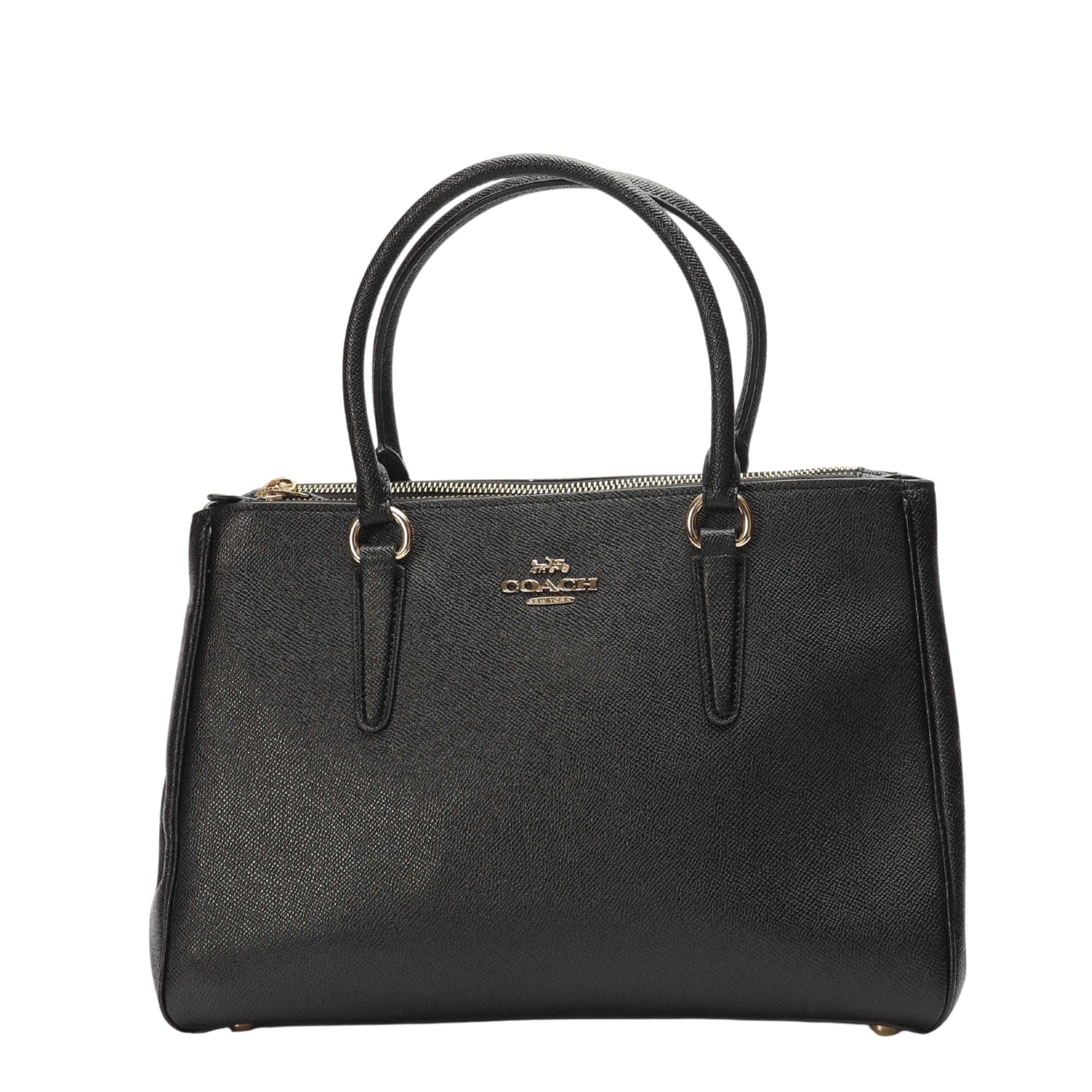 Coach Black Tatum Carryall Satchel
