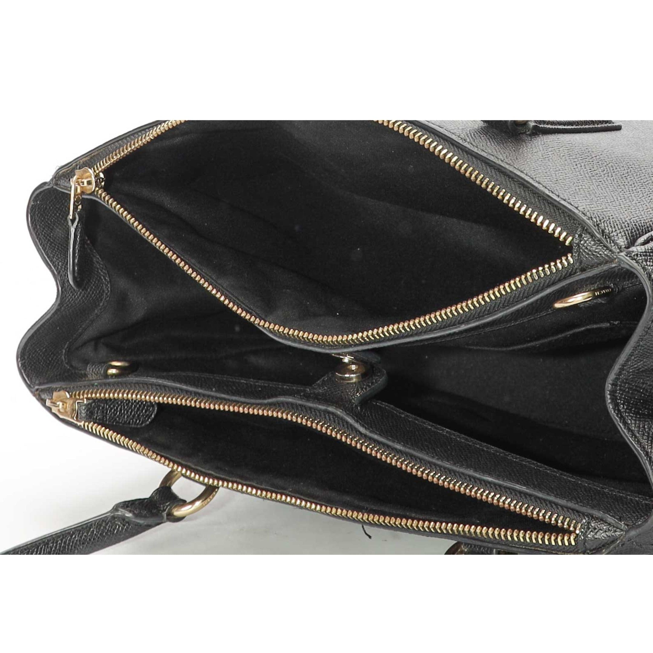 Coach Black Tatum Carryall Satchel