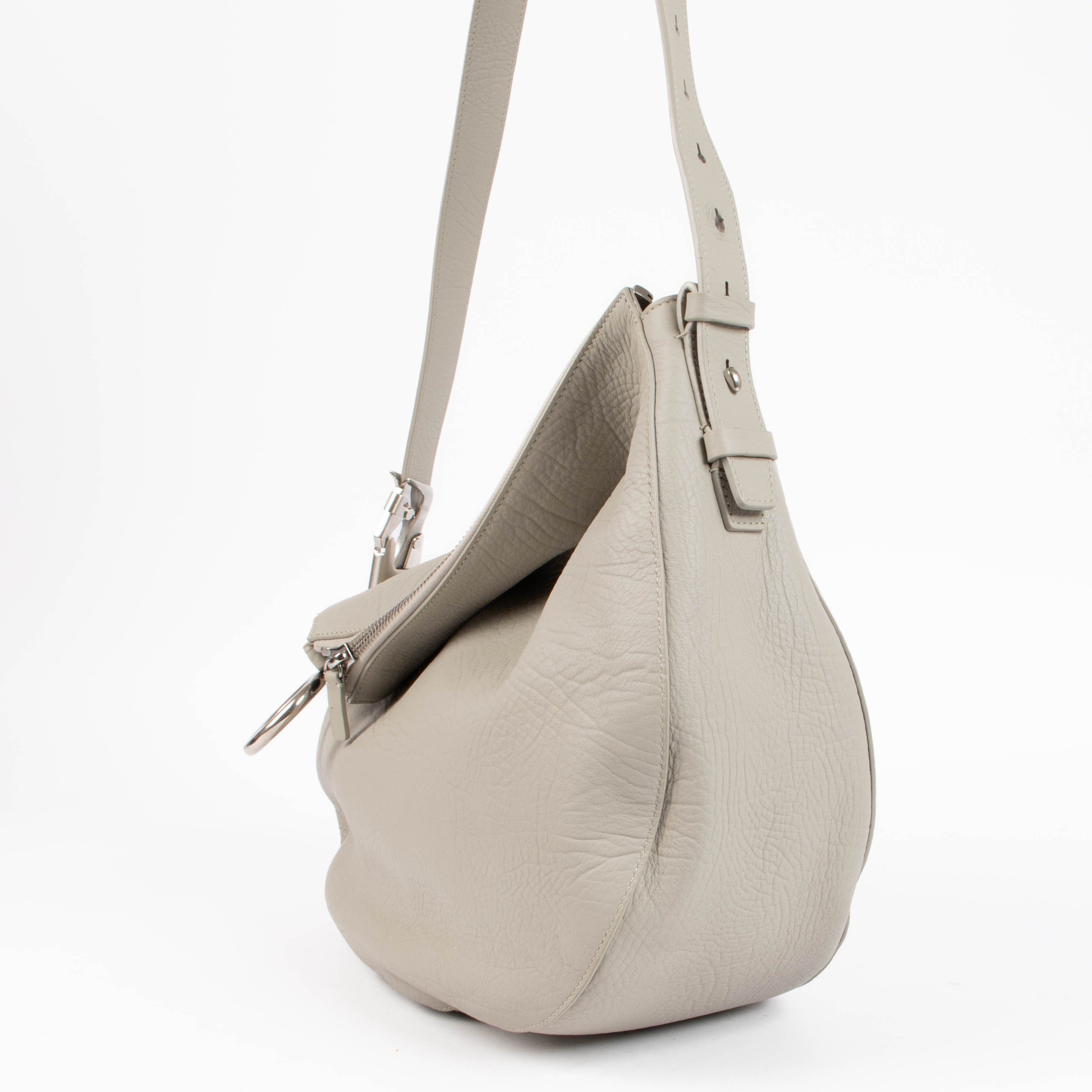 Burberry Grey Large Knight Bag