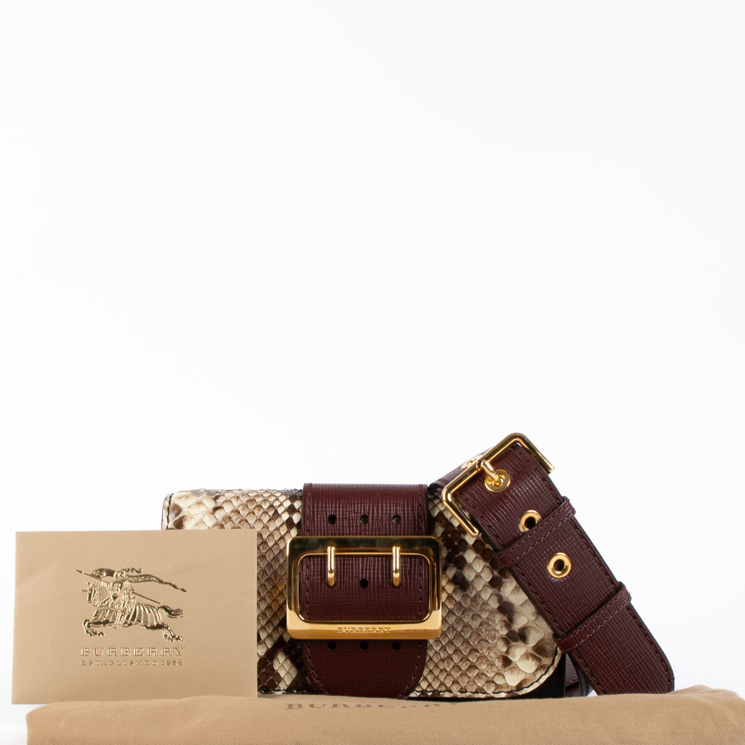 Burberry Python Small Madison bag