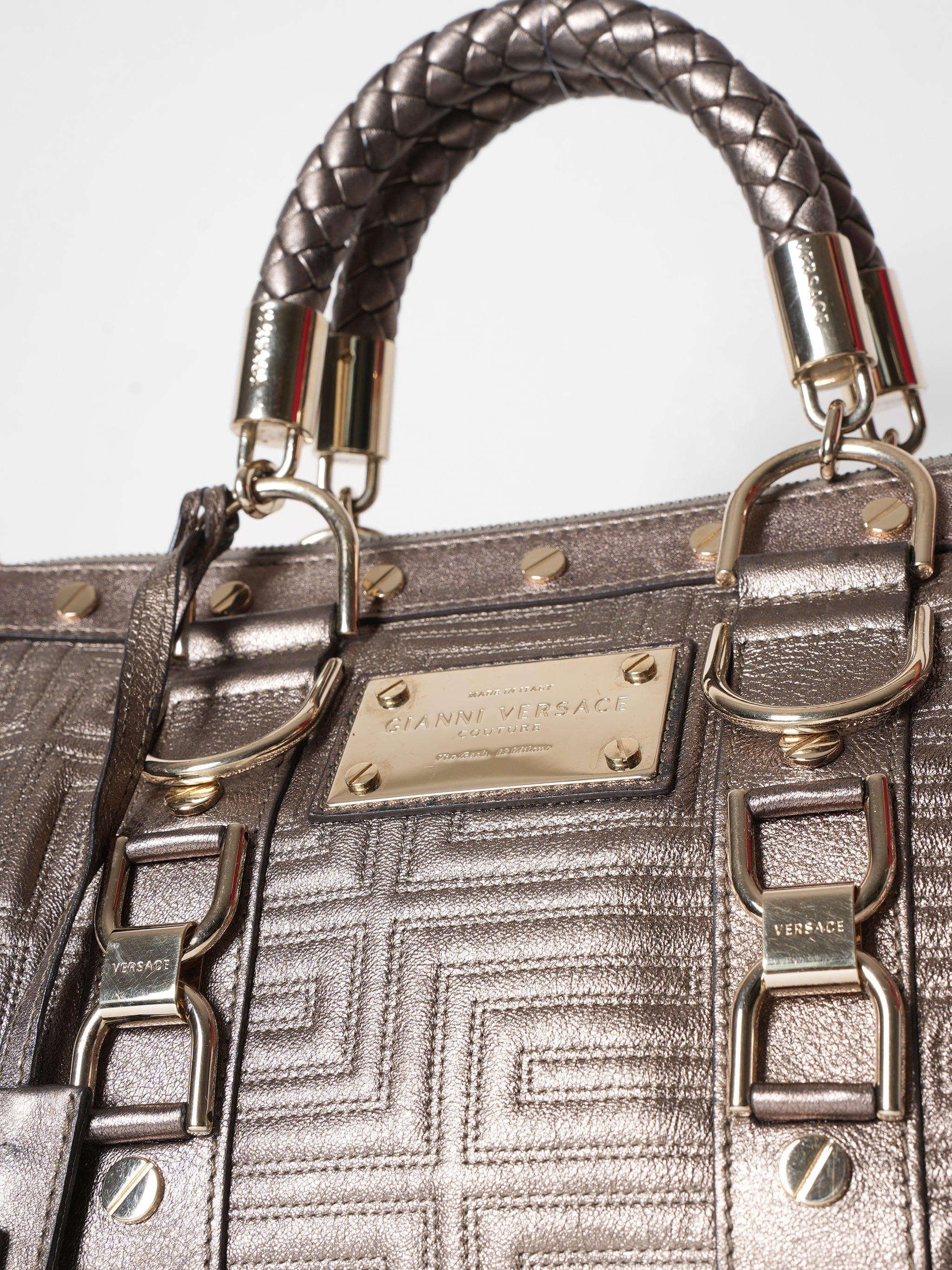 Versace Gianni Versace Couture Metallic Bag