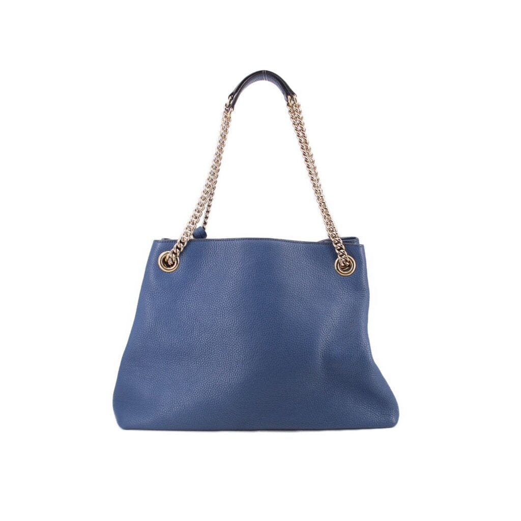 Gucci SOHO CHAIN TOTES BLUE