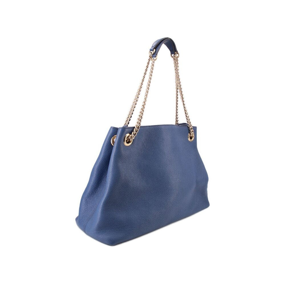 Gucci SOHO CHAIN TOTES BLUE