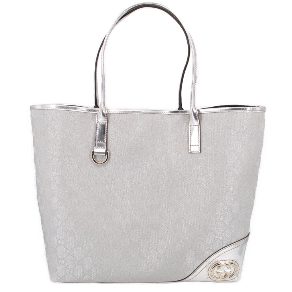 Gucci BRITT GG TOTES SILVER