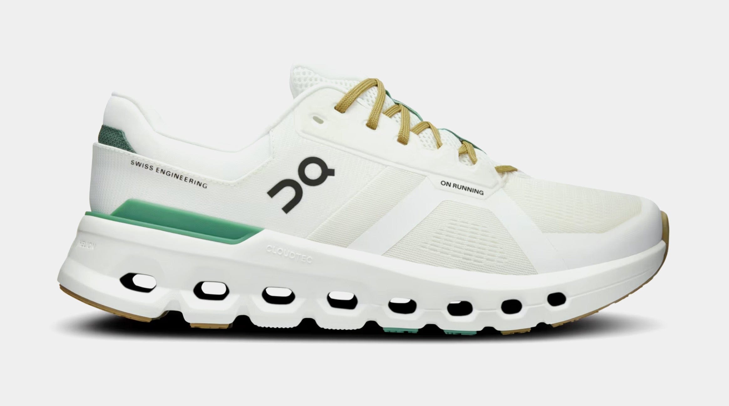 On Running Cloudrunner 2 Mens Running Shoes (Undyed/Green)