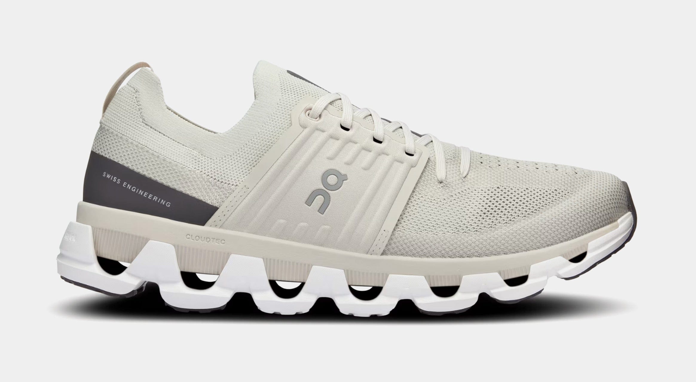 On Running Cloudswift 3 Mens Running Shoes (Pearl/Eclipse)