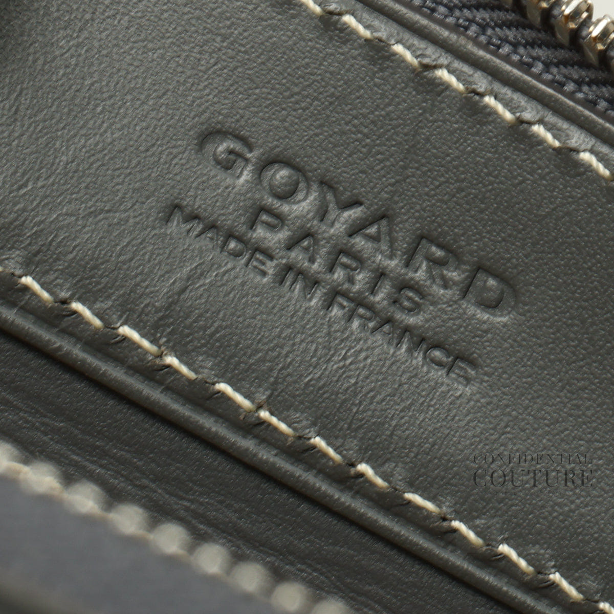 Goyard Grey Chevron Print Coated Canvas Okinawa PM Tote Bag