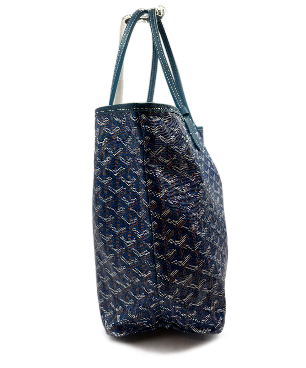 Goyard Blue St. Louis PM Tote
