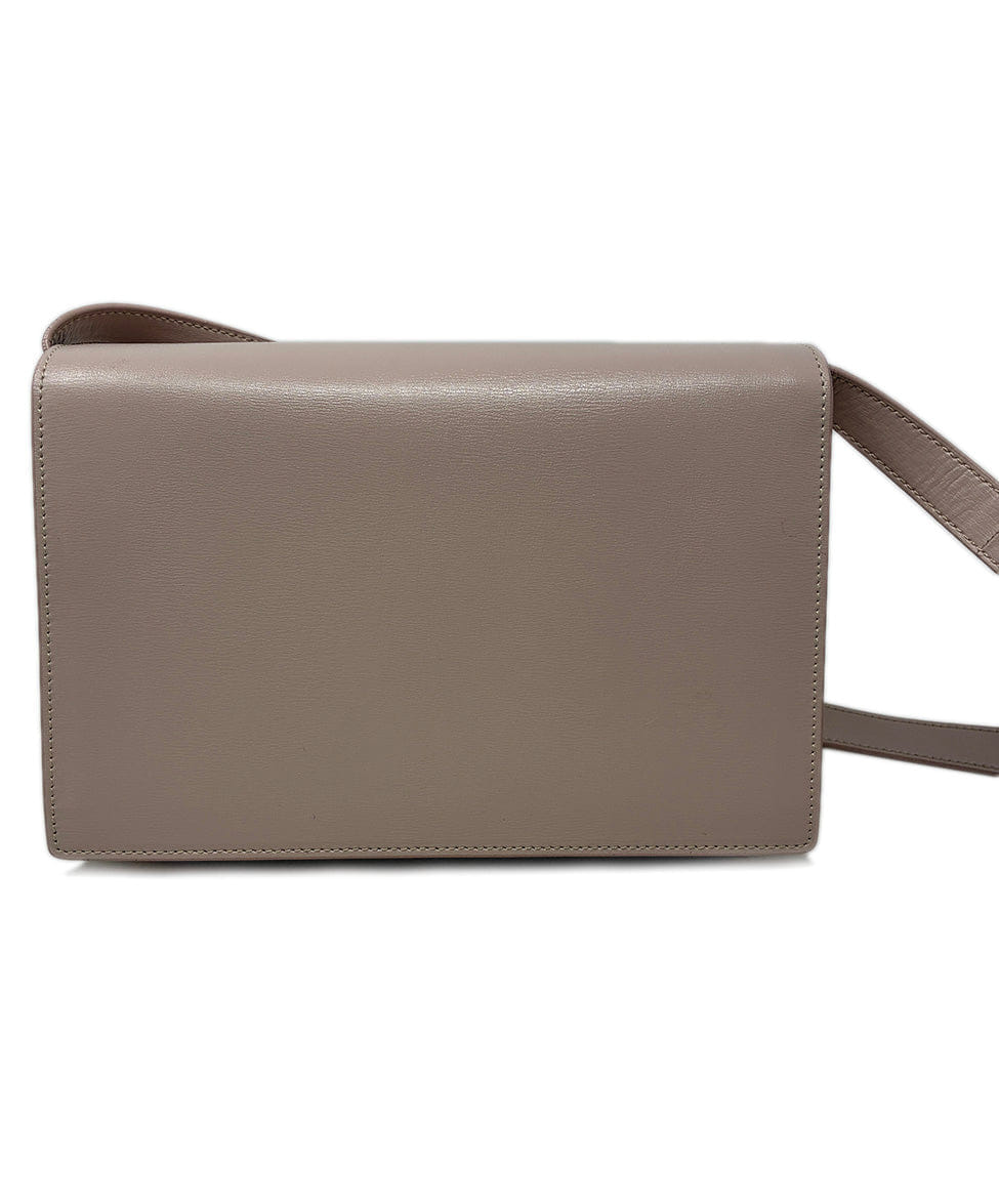 Saint Laurent Bellechasse Medium Pink Suede & Leather Crossbody
