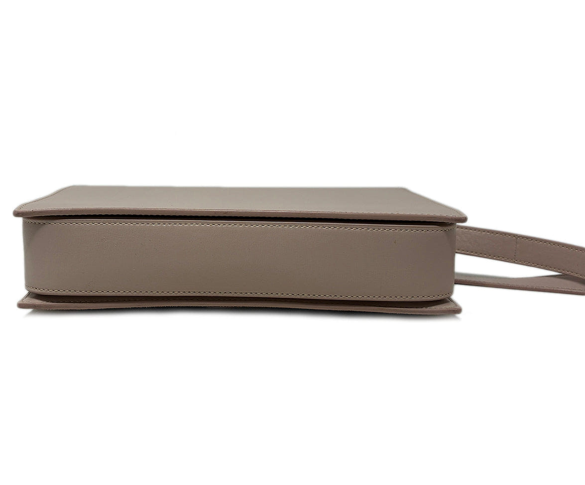 Saint Laurent Bellechasse Medium Pink Suede & Leather Crossbody