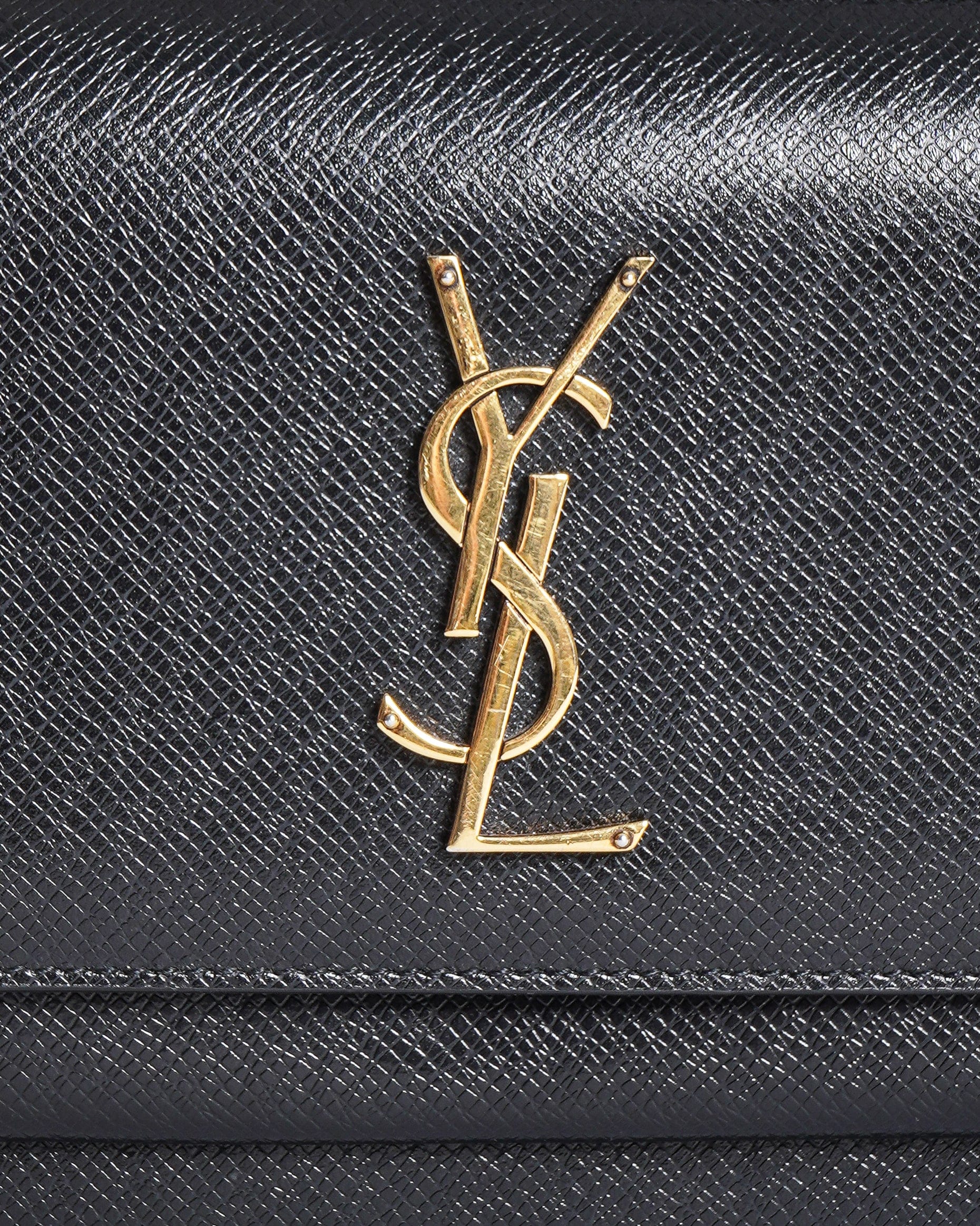 Saint Laurent Small Sunset Crossbody In Black