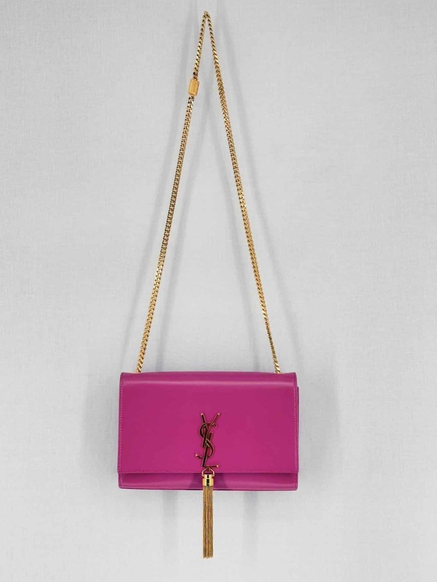 Saint Laurent Kate Fuchsia Crossbody
