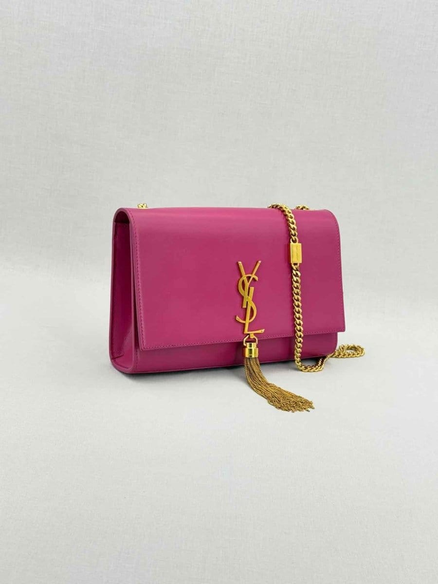 Saint Laurent Kate Fuchsia Crossbody