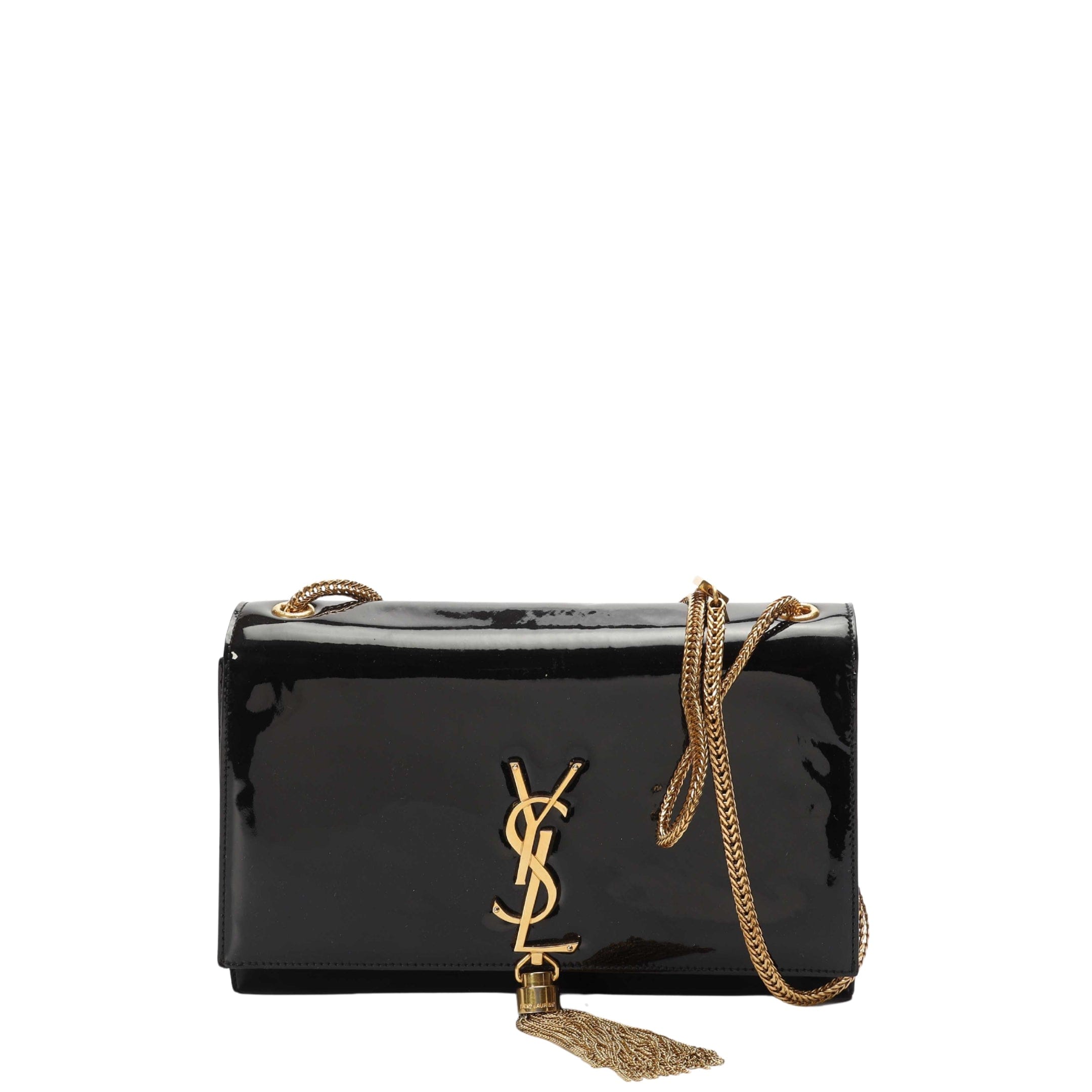 Saint Laurent Kate Tassel Black Crossbody Bag
