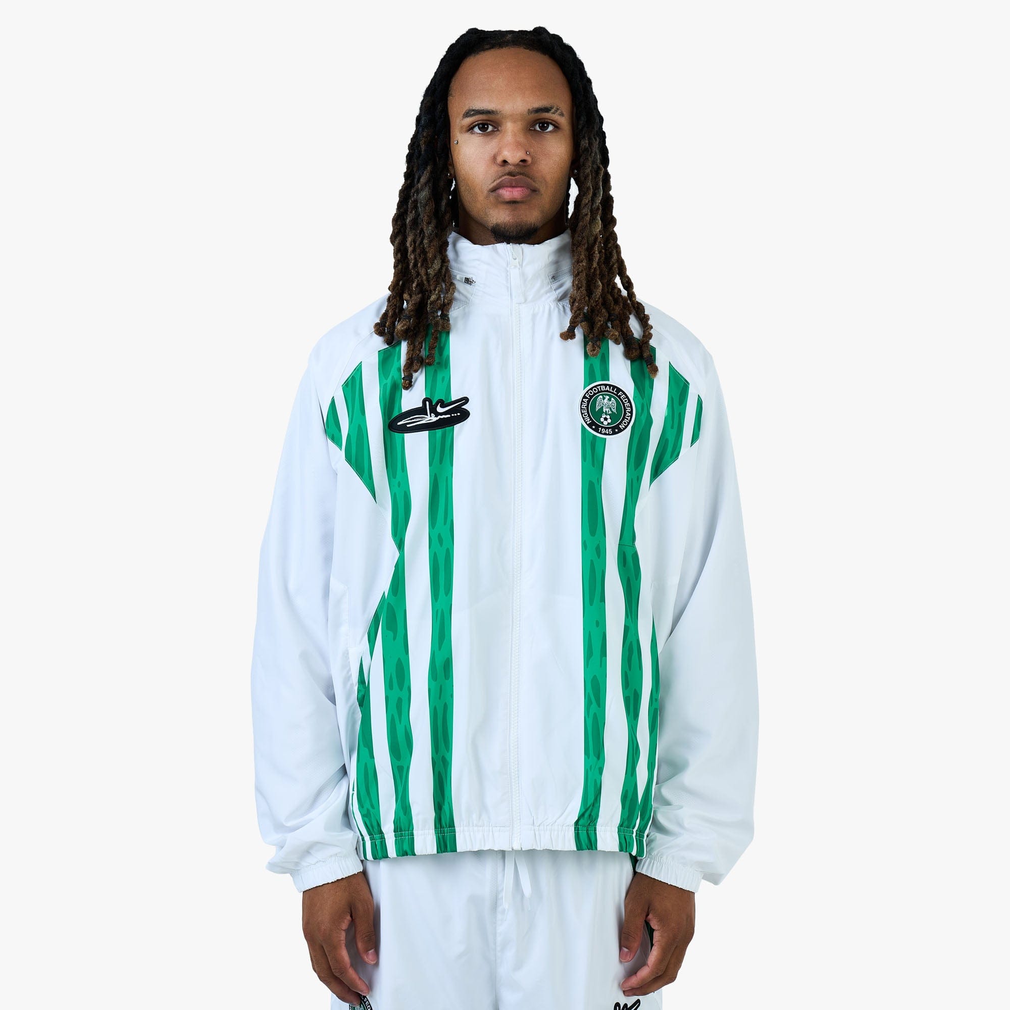 Nike x Nigeria x Slawn Lightweight Jacket White / Black