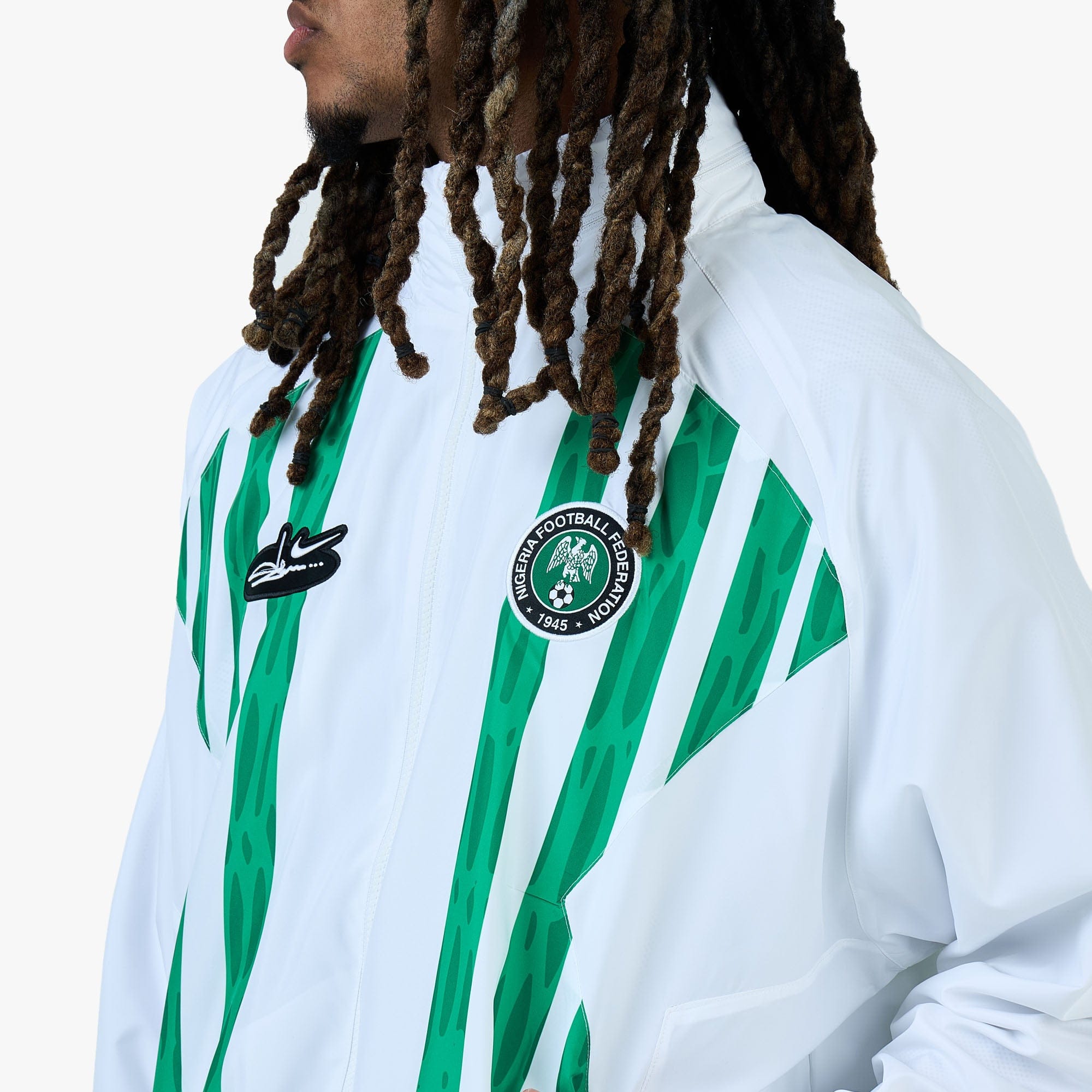 Nike x Nigeria x Slawn Lightweight Jacket White / Black
