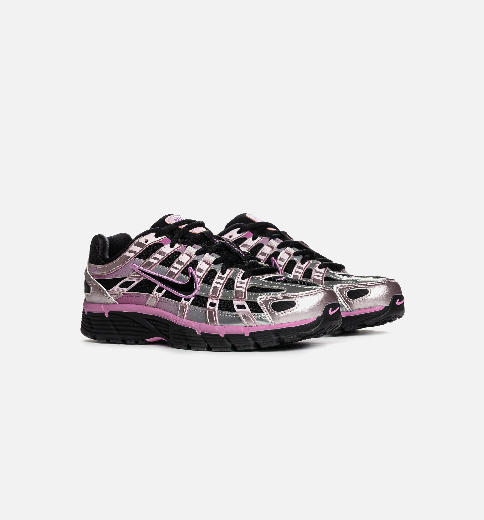 Nike P 6000 Womens Lifestyle Shoe - Black/Pink Foam/Light Magenta