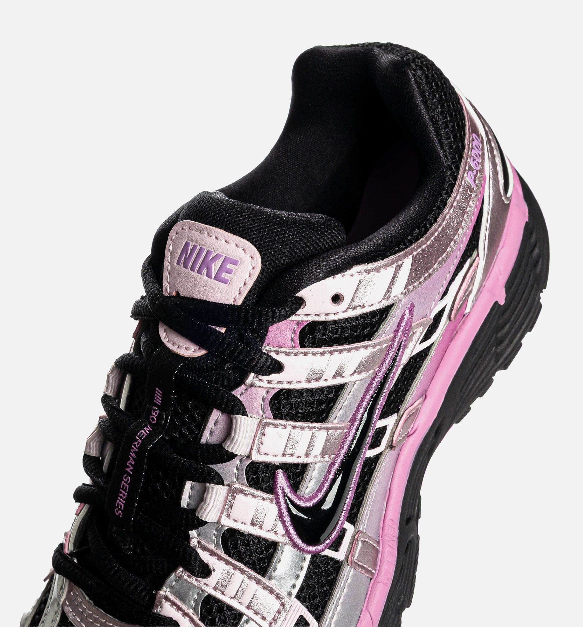 Nike P 6000 Womens Lifestyle Shoe - Black/Pink Foam/Light Magenta