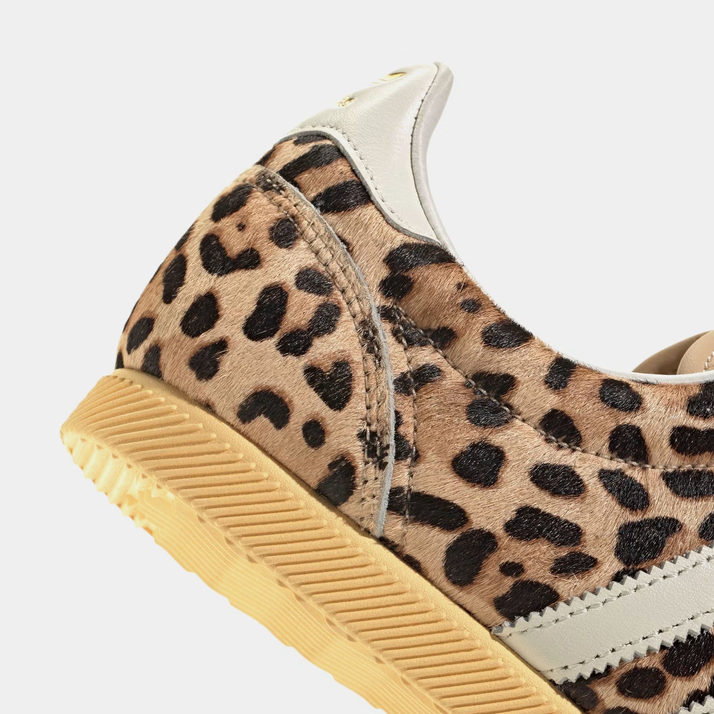 adidas Japan Leopard Womens Lifestyle Shoes (Magic Beige/Ivory/Aurora Ivory)