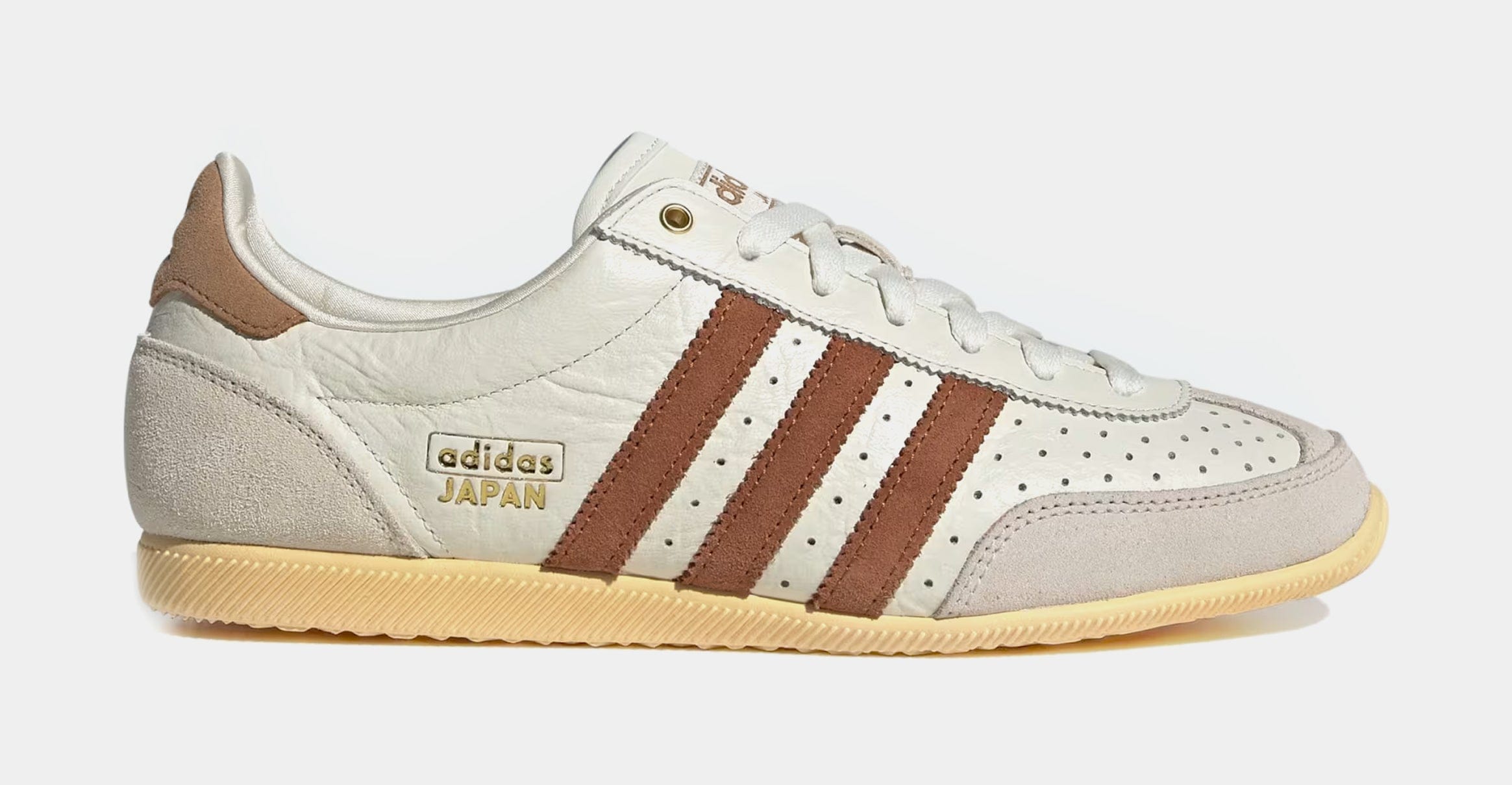 adidas Japan Womens Lifestyle Shoes (Off White/Dusky Brown/Dark Brown)