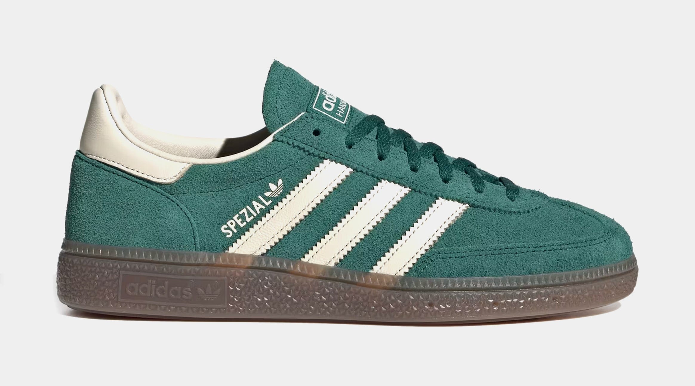 adidas Handball Spezial Womens Lifestyle Shoes (Collegiate Green/Cream White/Gum)