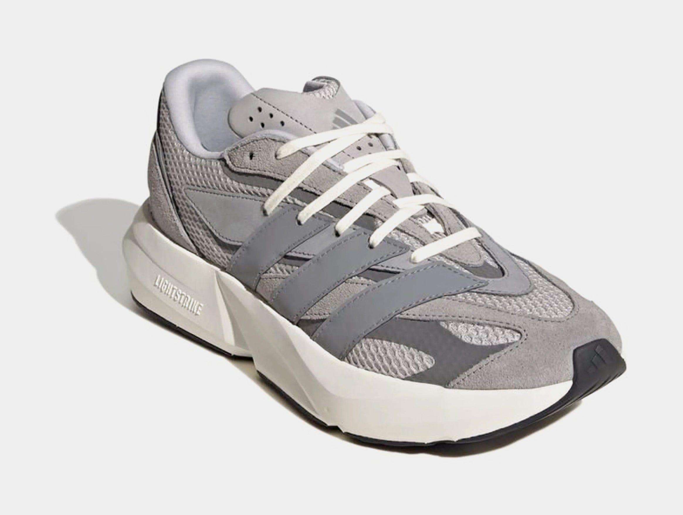 adidas Lightblaze Mens Lifestyle Shoes (Grey Two/Off White)