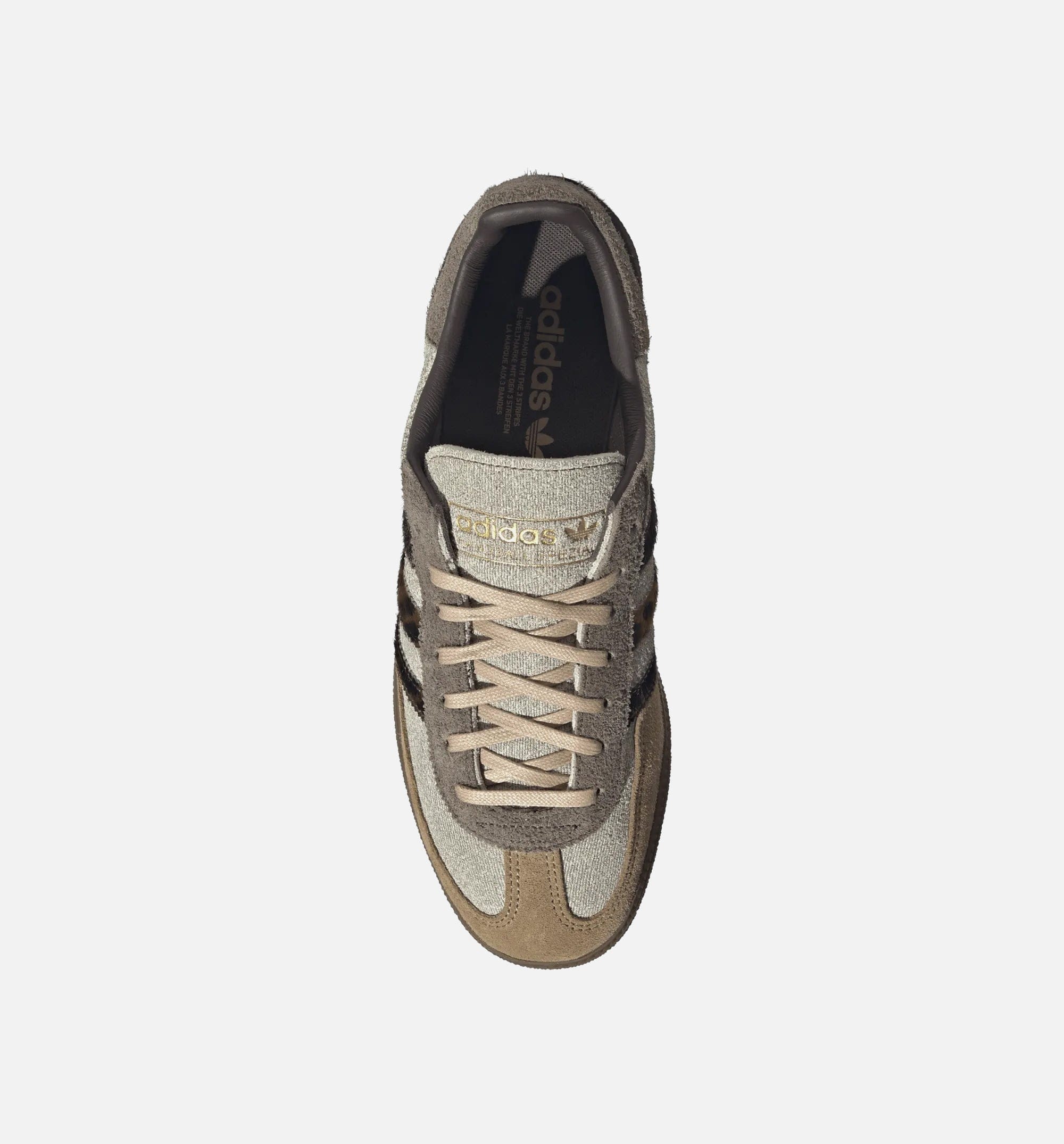 adidas Handball Spezial Mens Lifestyle Shoe - Khaki Six/Preloved Brown/Aurora Coffee