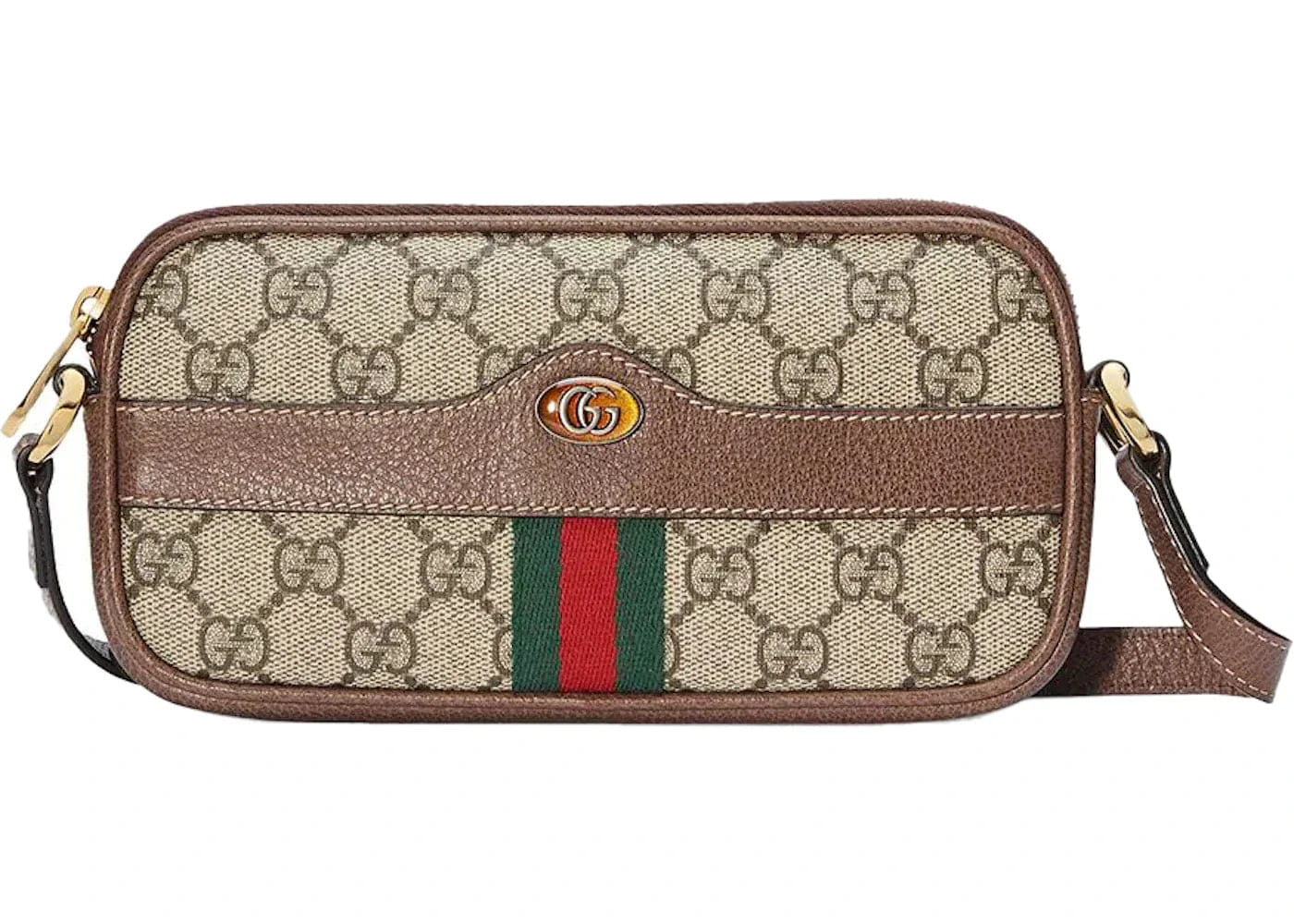 Gucci Ophidia Gg Bag Mini Brown