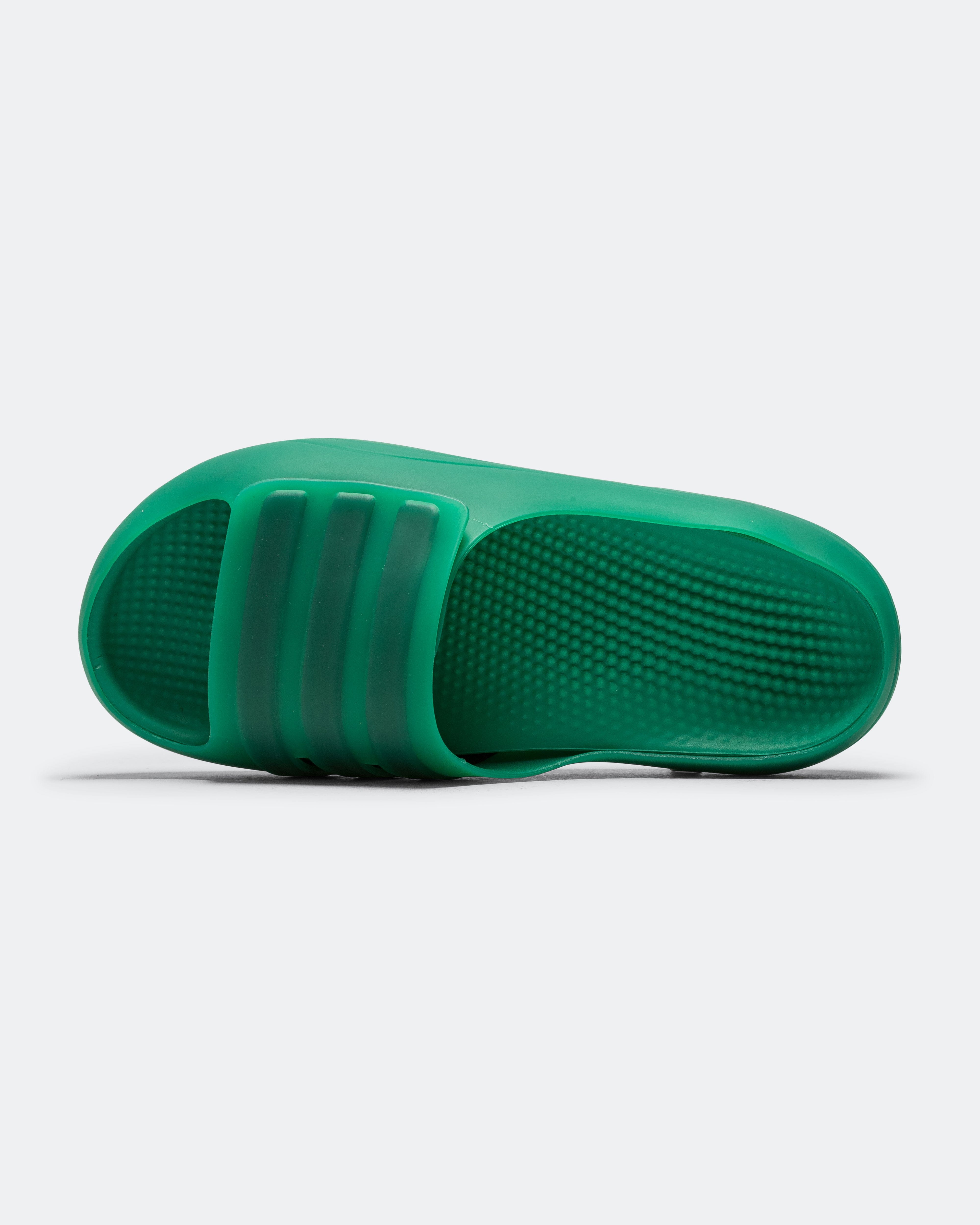 adidas Adislide - Core Black/Bold Green