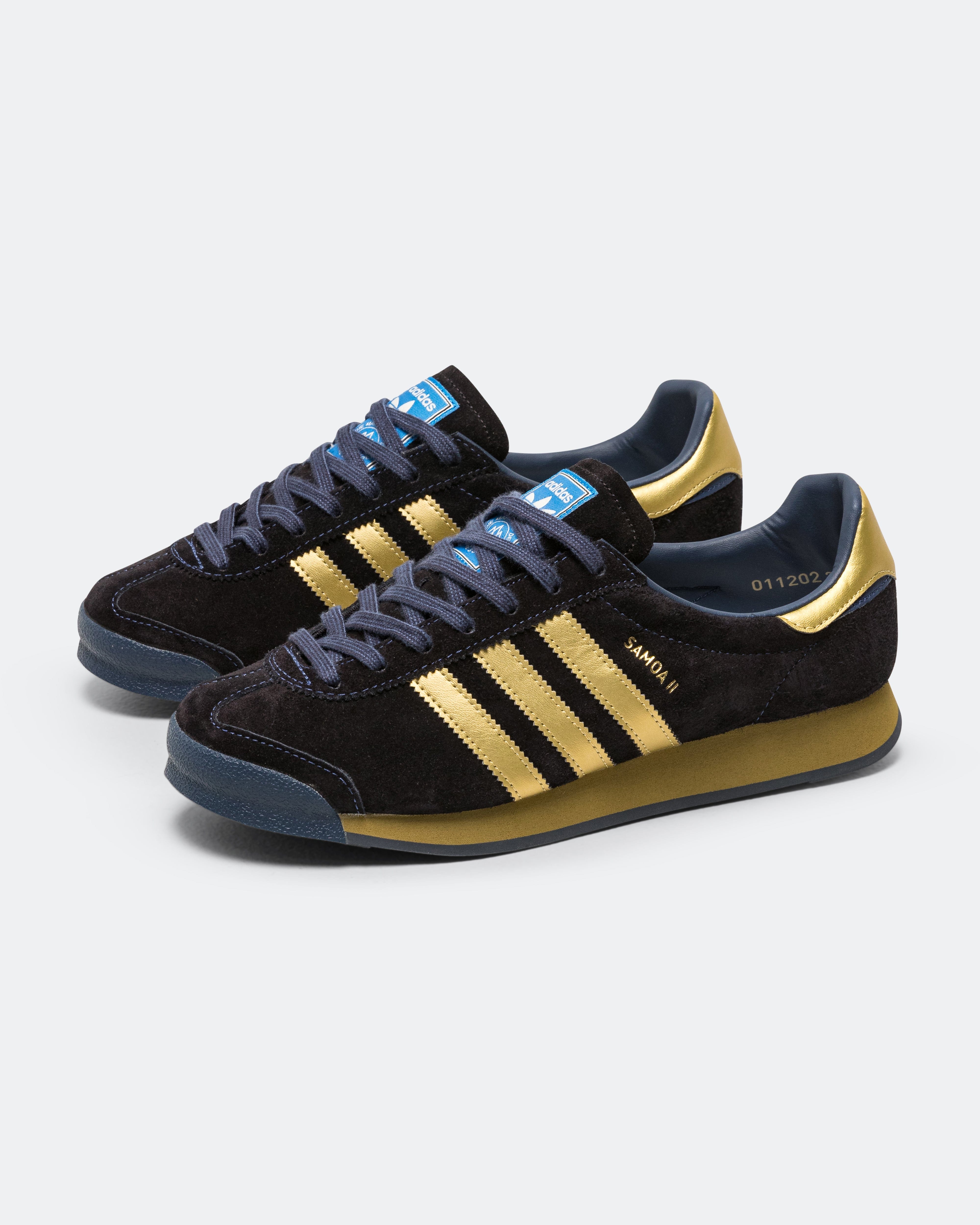 adidas Samoa II SPZL - Marine Blue/Matte Gold - Khaki