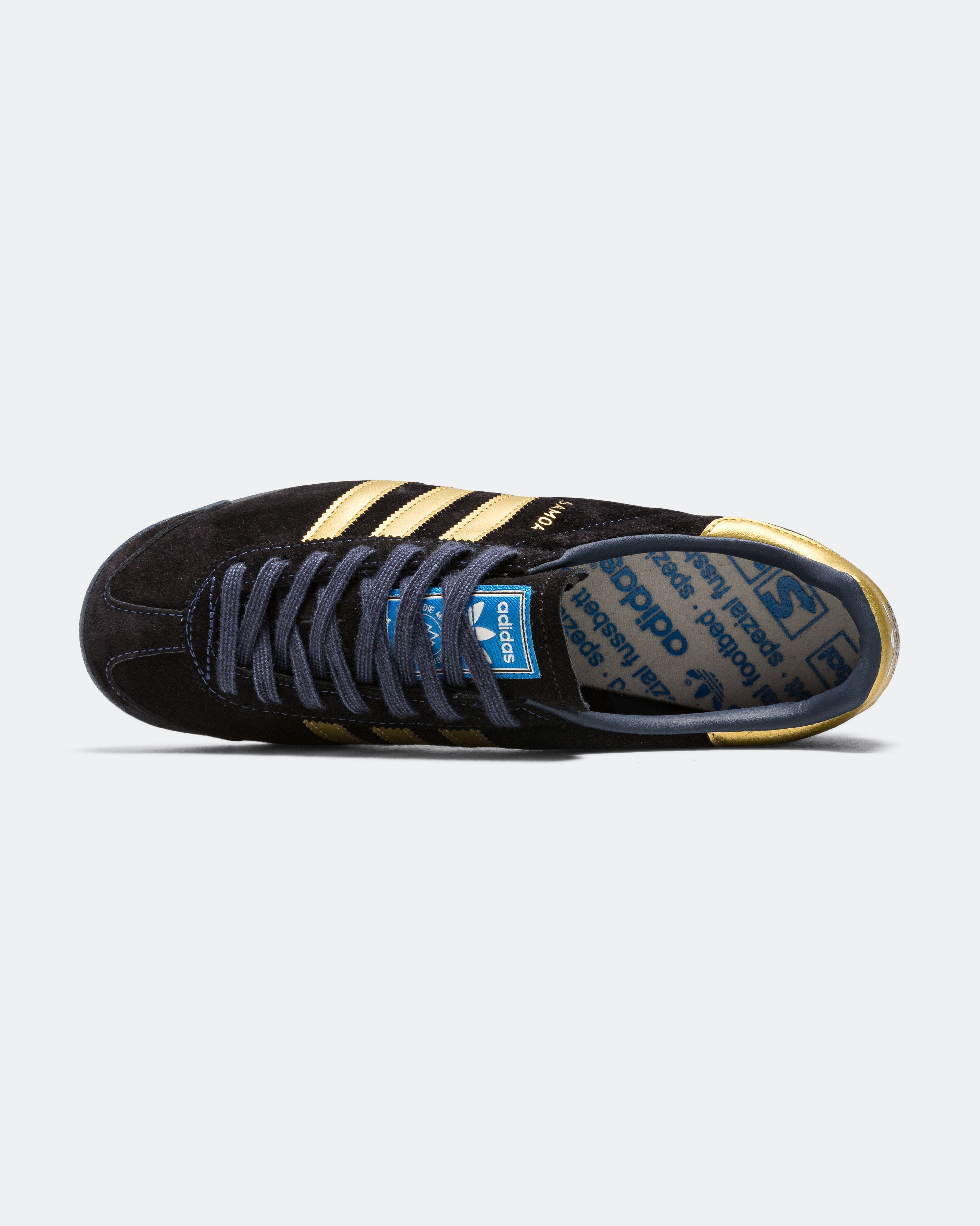 adidas Samoa II SPZL - Marine Blue/Matte Gold - Khaki