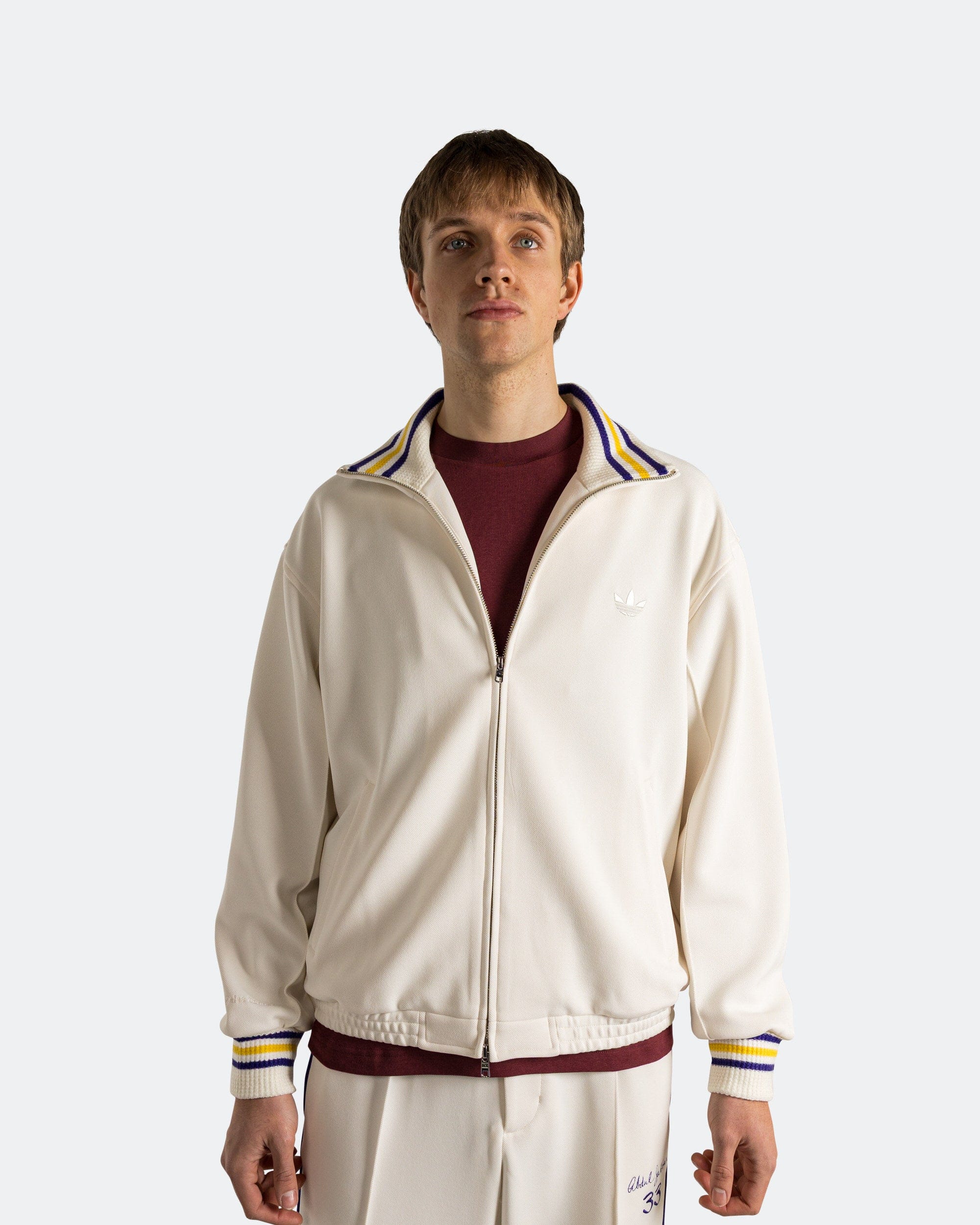 adidas Jabbar Track Top x Wales Bonner - Chalk White